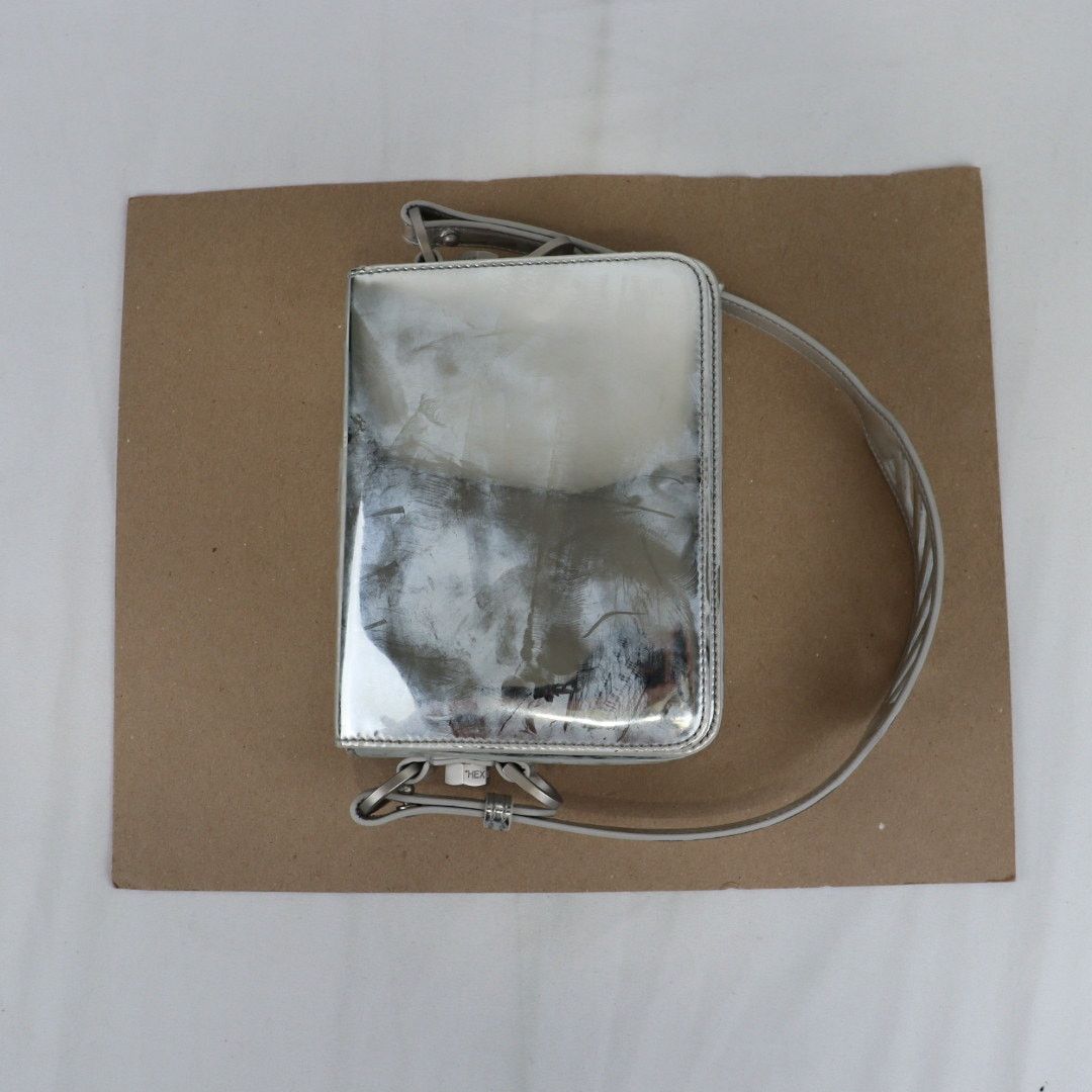 Off-White o1rshd1 Defect / Binder Clip Mirror Leather Shoulder Bag Size ONE SIZE - 2 Thumbnail