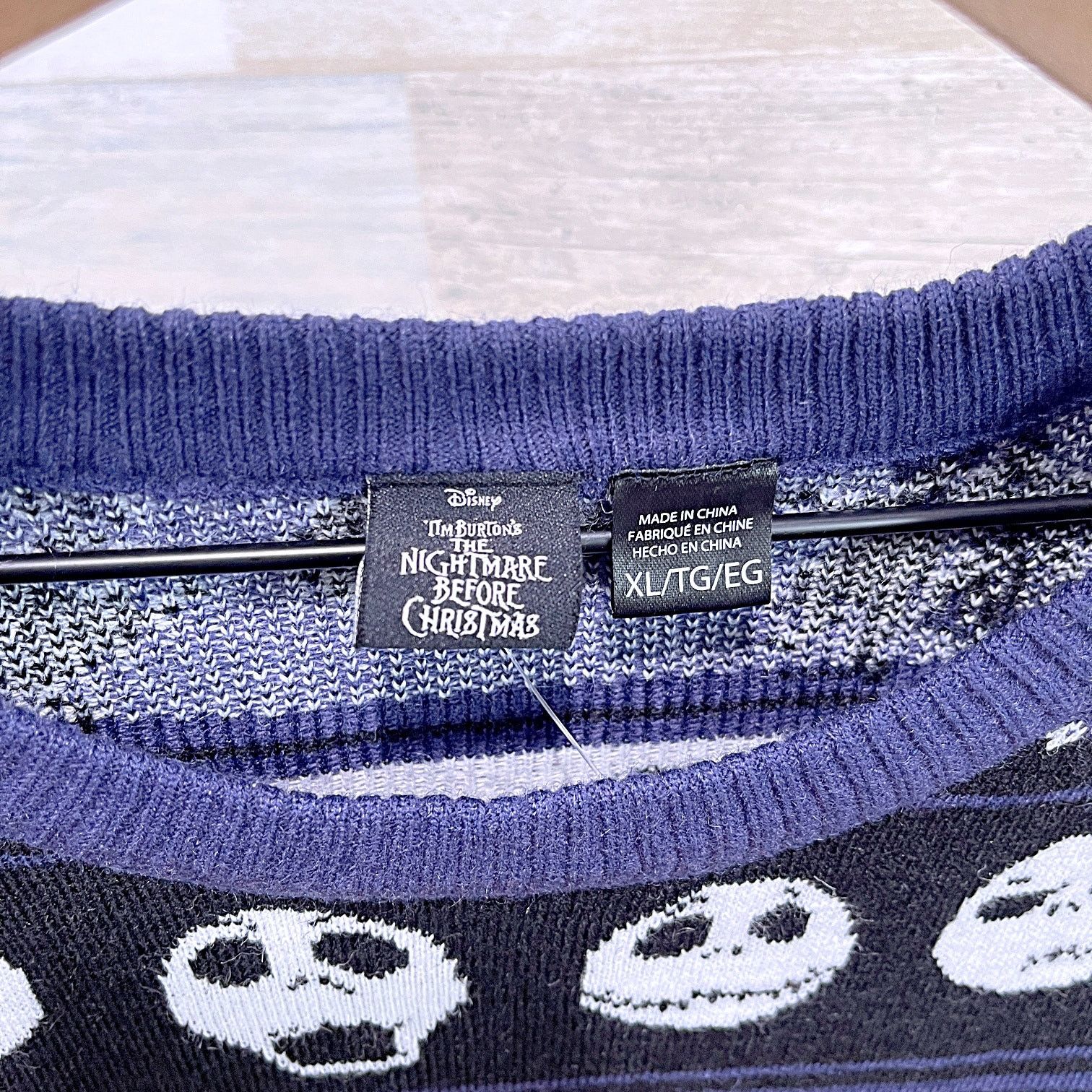 Disney Nightmare Before Christmas Fair Isle Sweater Womens XL Size XL / US 12-14 / IT 48-50 - 6 Thumbnail
