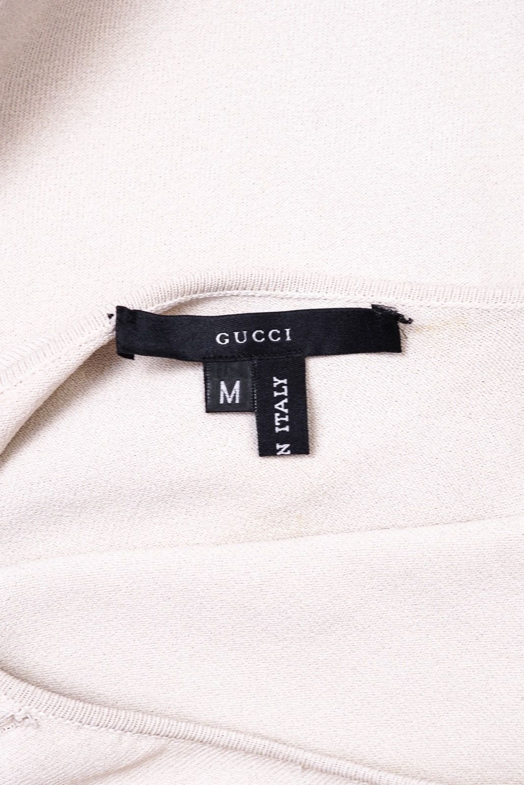 Gucci Gucci by Tom Ford S/S 2001 White Knit Asymmetric Strap Dress Size M / US 6-8 / IT 42-44 - 6 Thumbnail