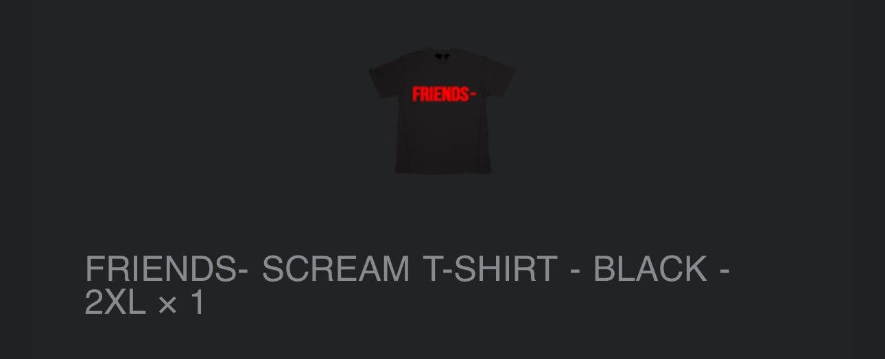 Vlone Vlone Scream T shirt Size XXL Size US XXL / EU 58 / 5 - 6 Thumbnail