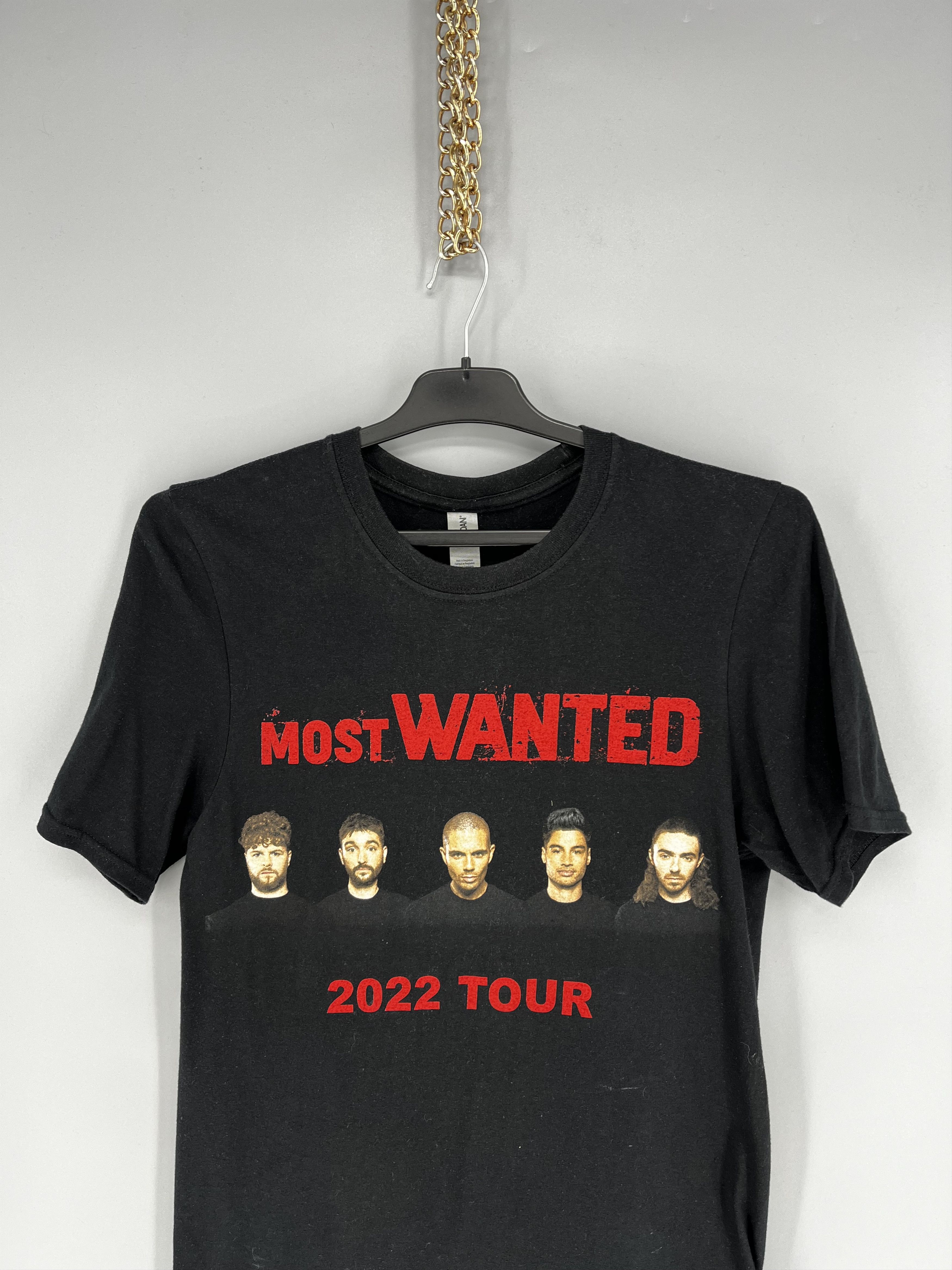 Band Tees Most Wanted Boy Band USA Summer Tour 22 Shirt Size US S / EU 44-46 / 1 - 6 Thumbnail