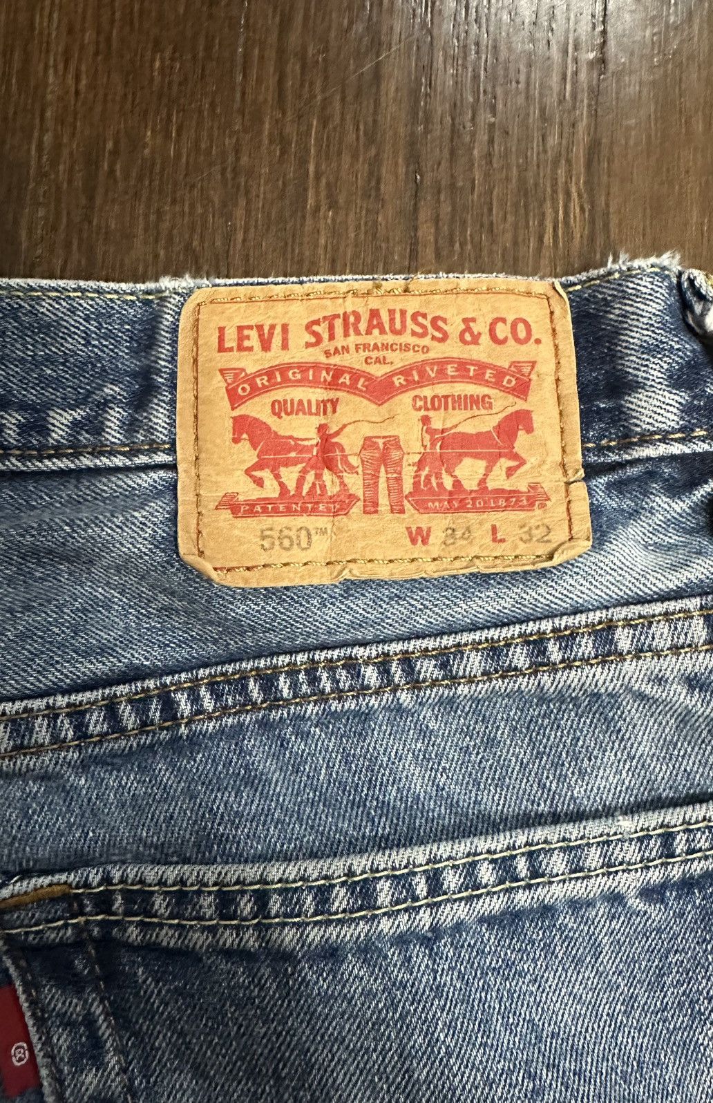 Levi's Vintage Clothing Vintage Levis 560 Size US 34 / EU 50 - 4 Thumbnail