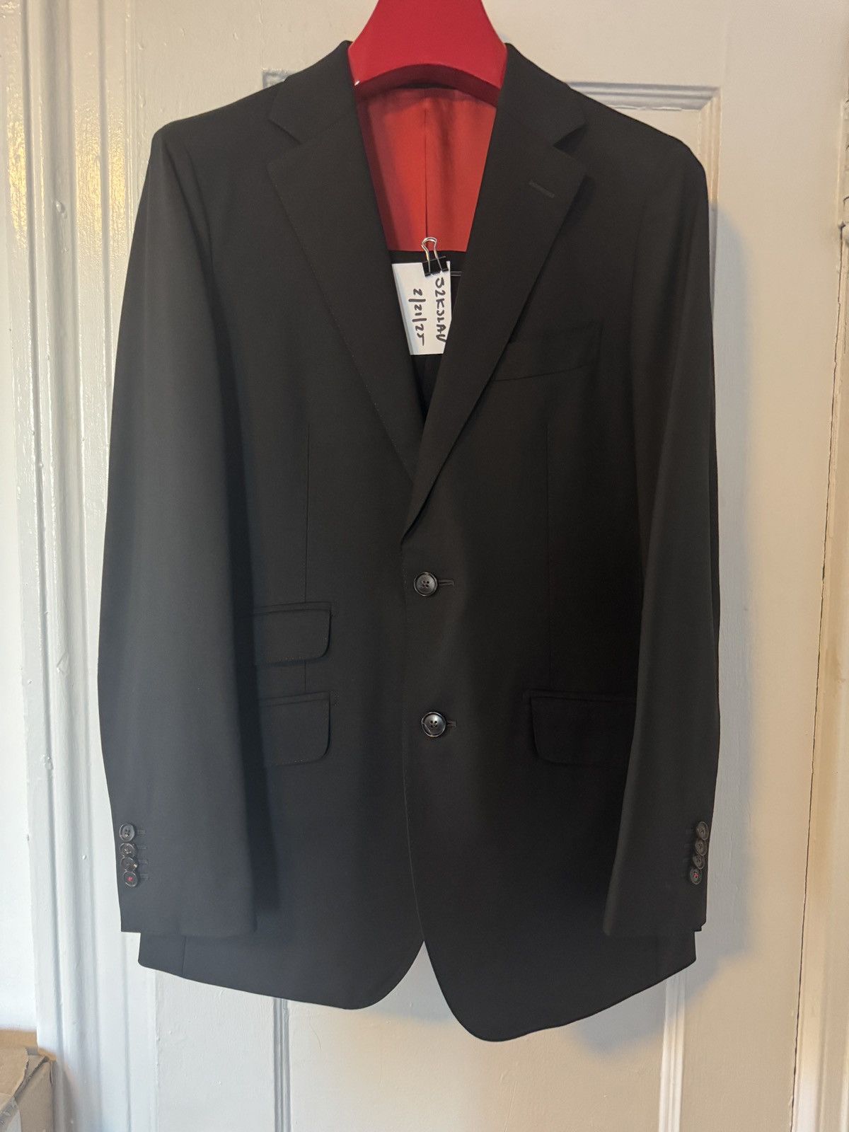 Suitsupply Suitsupply Sienna Black suit size 48R Size 48R - 1 Thumbnail