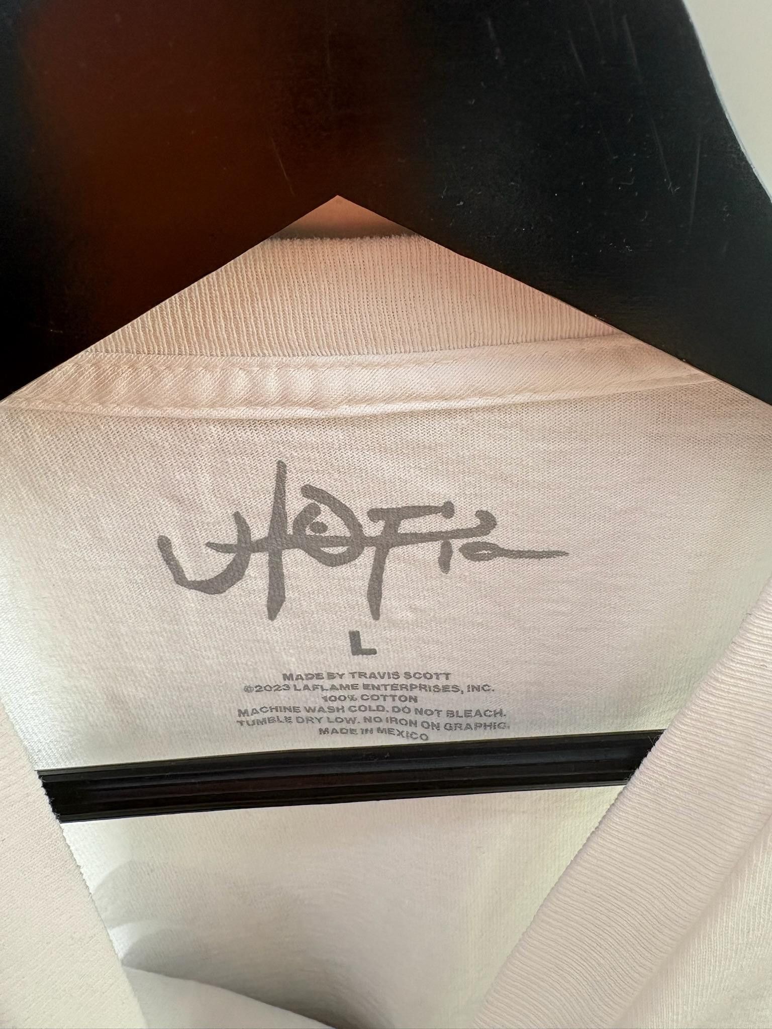 Kaws Travis Scott x KAWS "Utopia" I Tee (White) Size US L / EU 52-54 / 3 - 3 Thumbnail