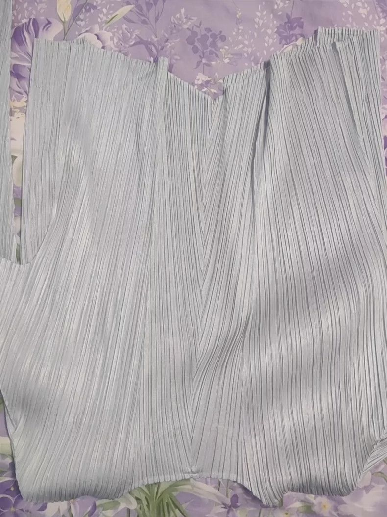 Issey Miyake Issey Miyake size:3 Light blue pleated coat Size XS / US 0-2 / IT 36-38 - 5 Thumbnail