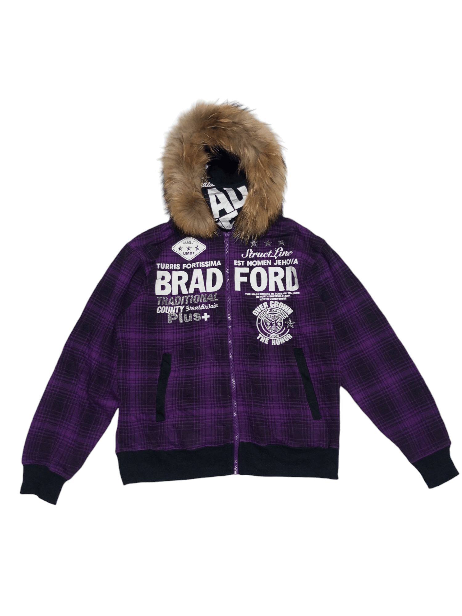 Beaumere Beaumere purple immortal ninja face fur hoodie Size US L / EU 52-54 / 3 - 1 Thumbnail