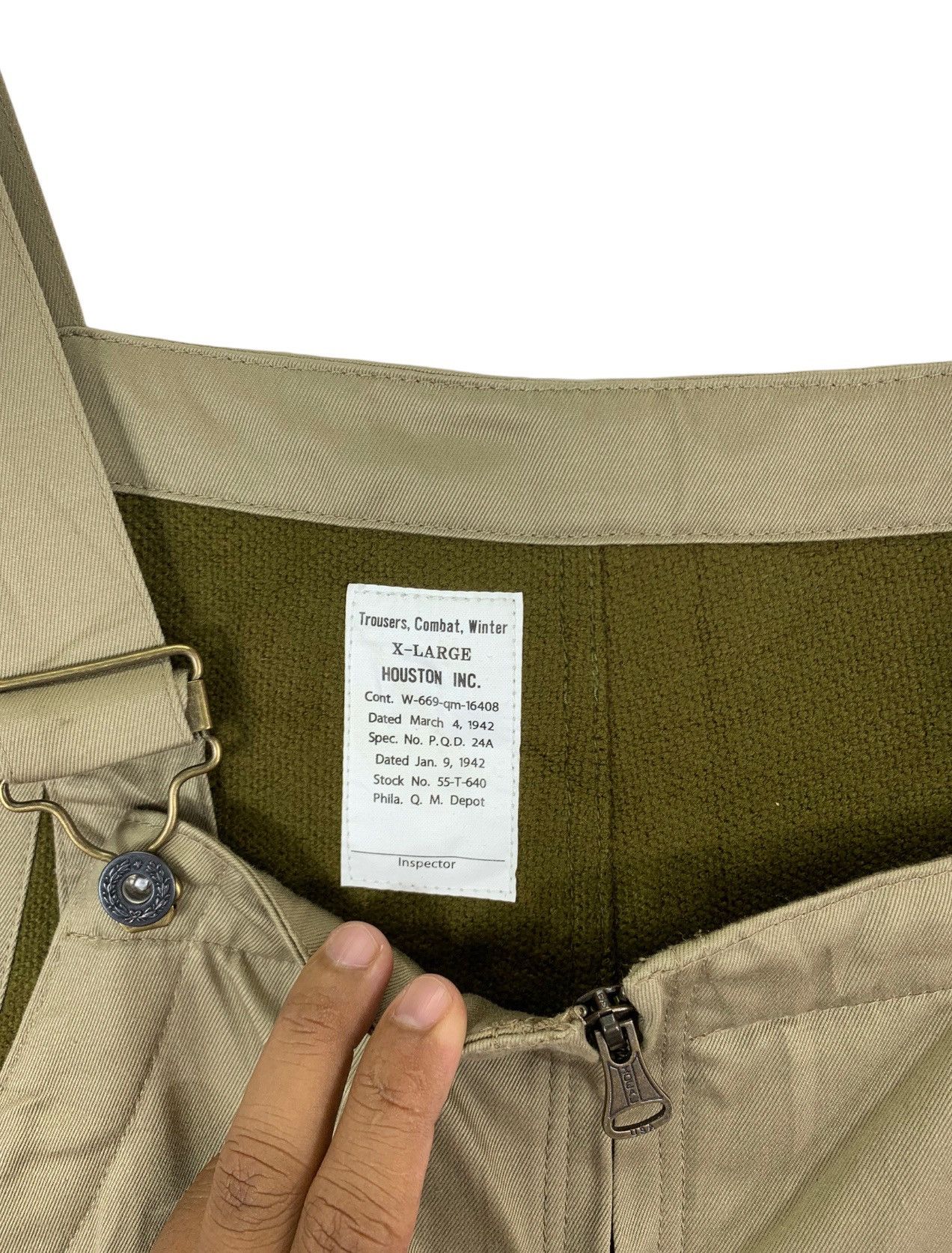 Japanese Brand × Toyo Enterprises VINTAGE HOUSTON TROUSERS OVERALL MILITARY Size US 44 / EU 60 - 6 Thumbnail