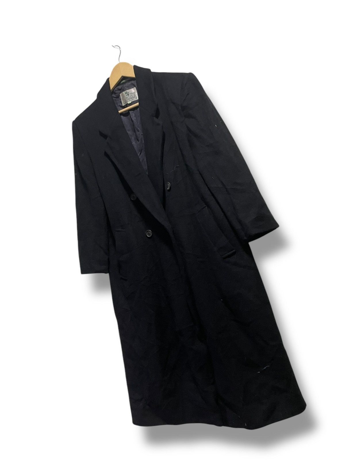 Japanese Brand × Vintage The Scotch House Long Double Breasted Wool Coat (76) Size US S / EU 44-46 / 1 - 3 Thumbnail