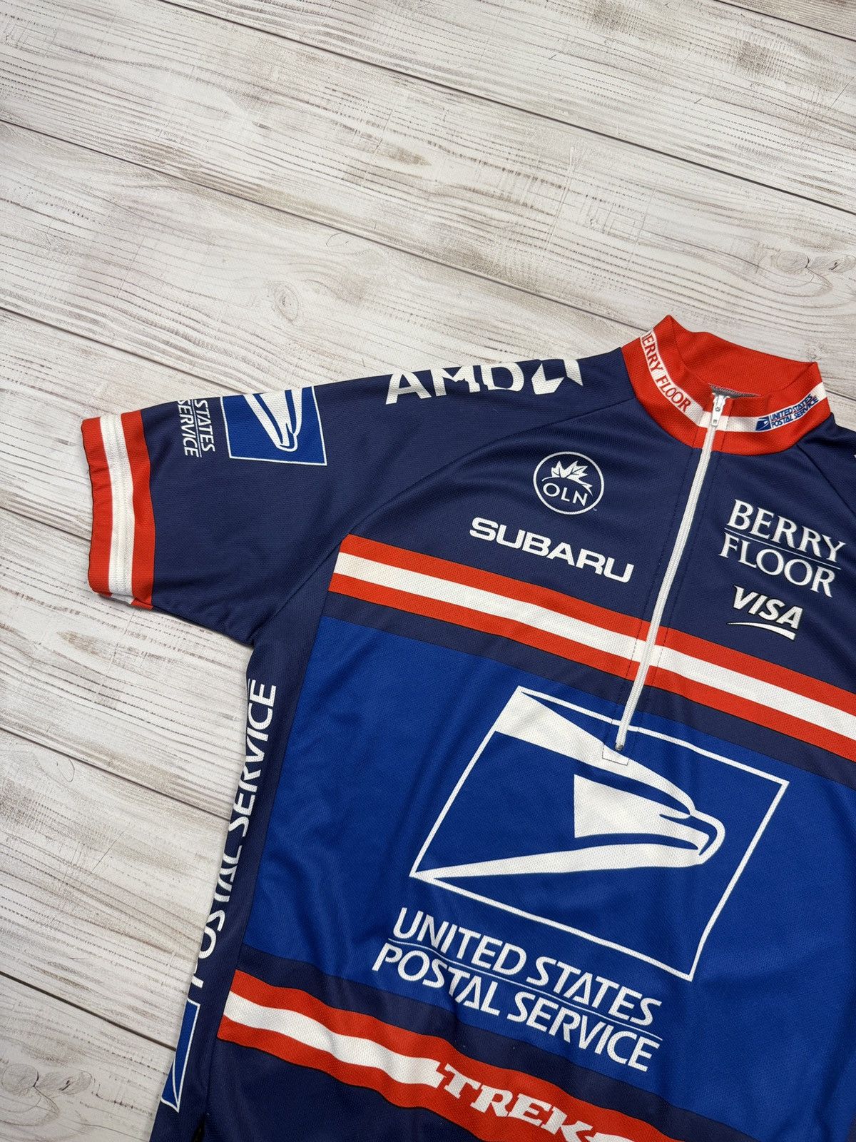 Nike Vintage Nike USPS Trek Cycling Jersey Mini Swoosh Y2K Size US M / EU 48-50 / 2 - 3 Thumbnail