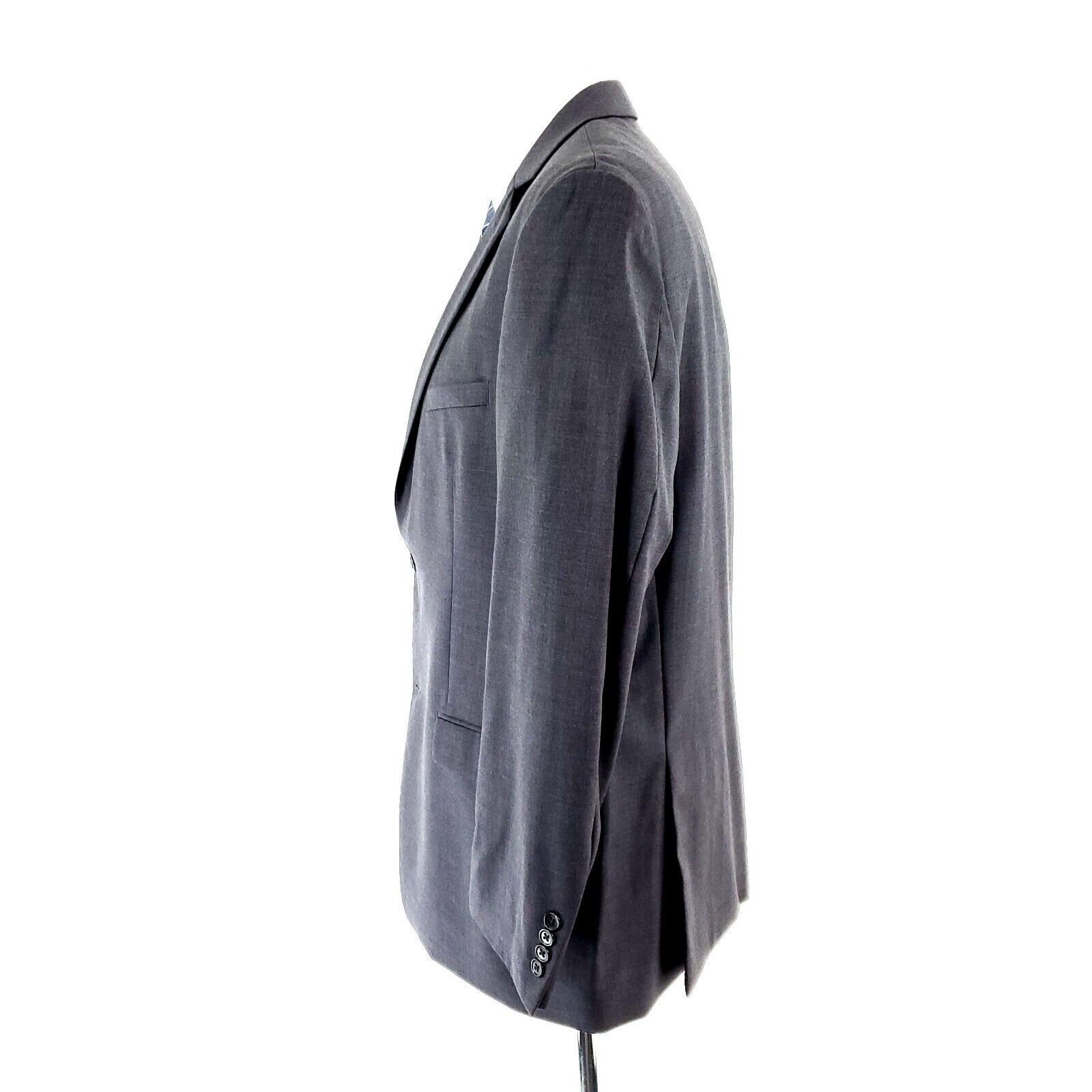 Joseph Abboud Joseph Abboud Wool 2 Button Blazer 40R Or Slim Fit 42R Gray Size 40R - 3 Thumbnail