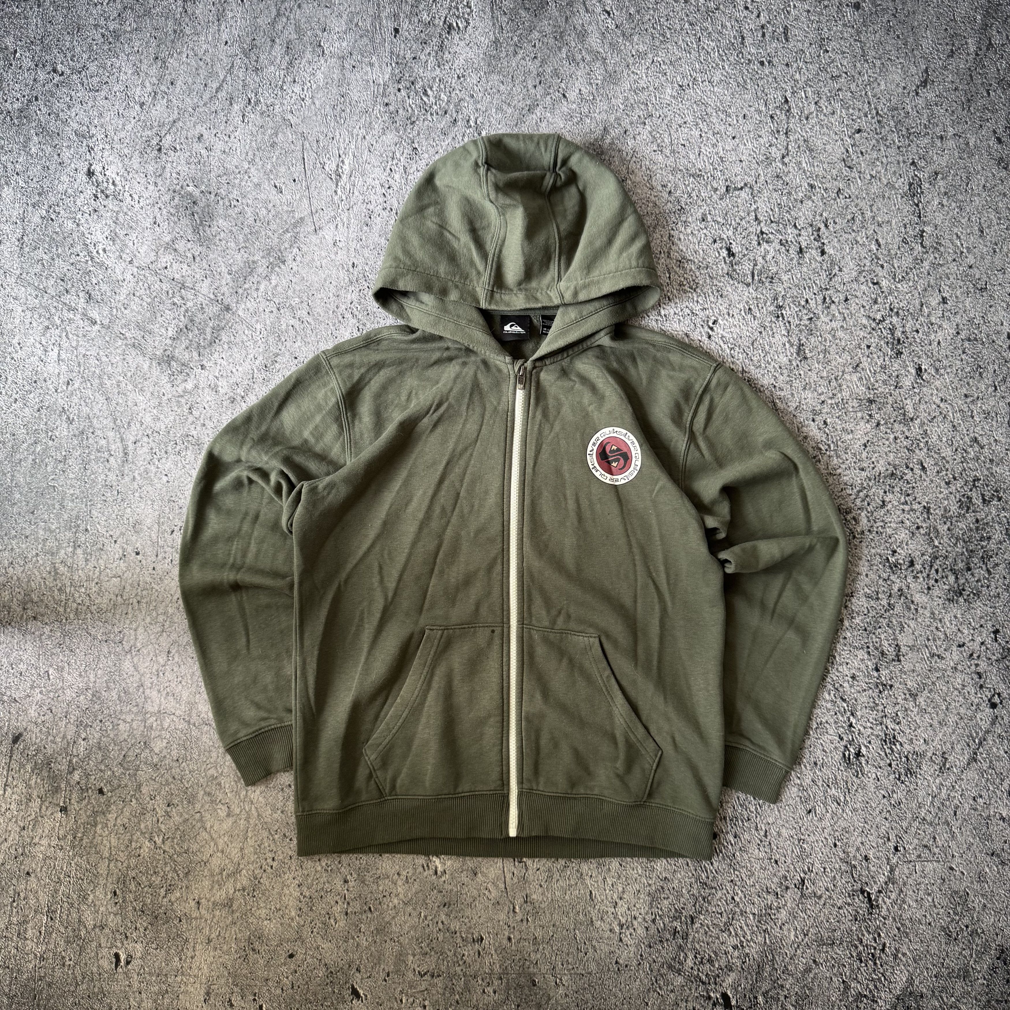 Vintage y2k quiksilver zip up hoodie surfer skater summer