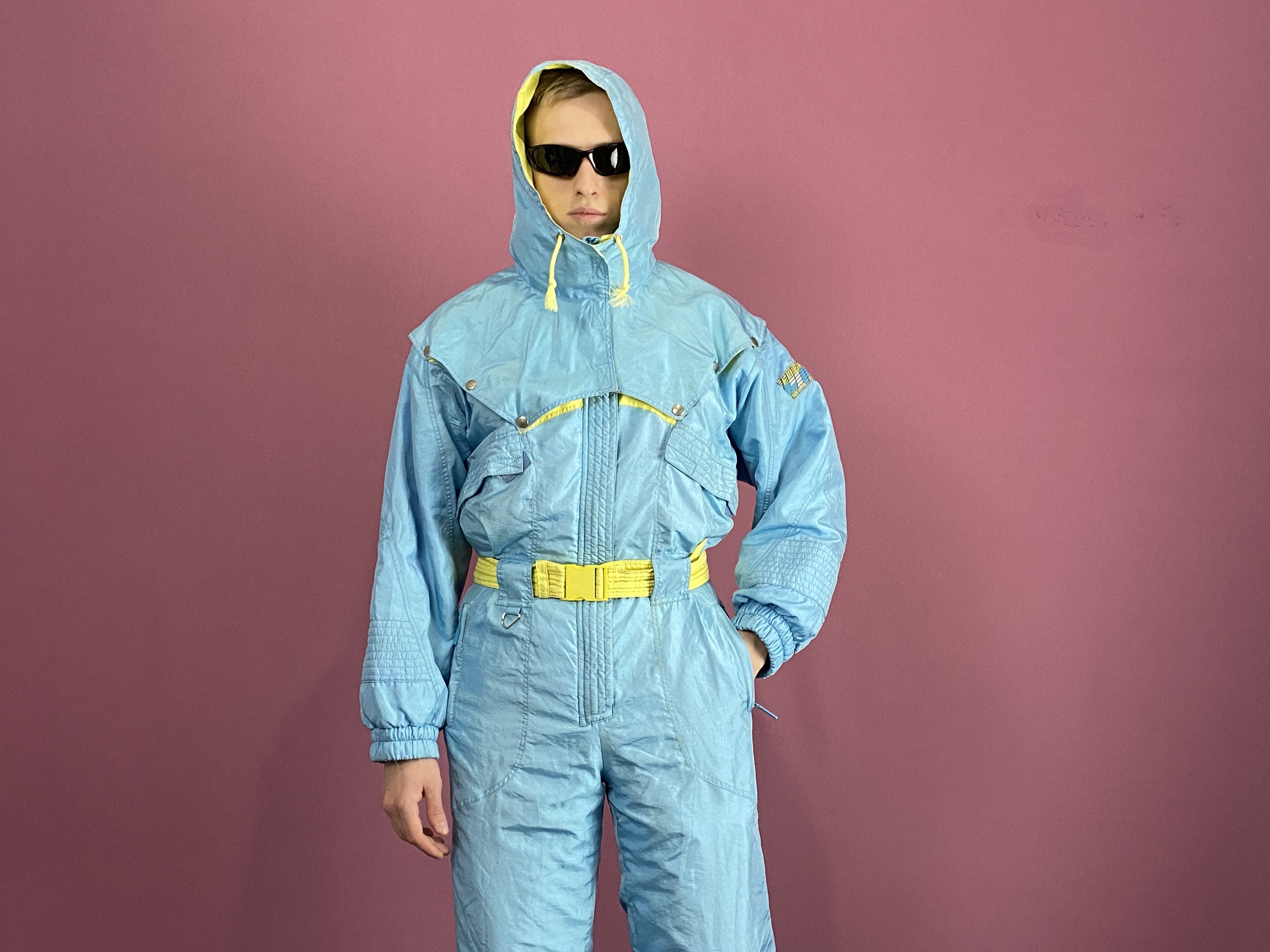 Vintage 90s Rodeo Vintage Men's One Piece Ski Suit - S Size US S / EU 44-46 / 1 - 1 Thumbnail