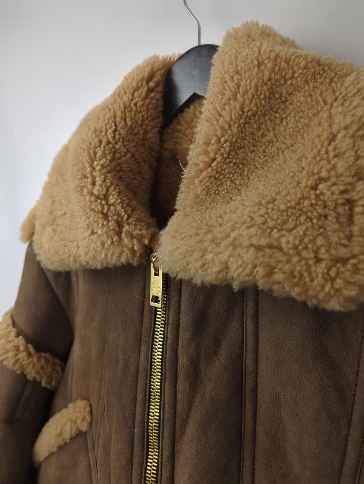 Burberry Prorsum RARE FW16 Sz IT 46 Sculptural Shearling Flight Bomber Jacket Size US S / EU 44-46 / 1 - 7 Thumbnail