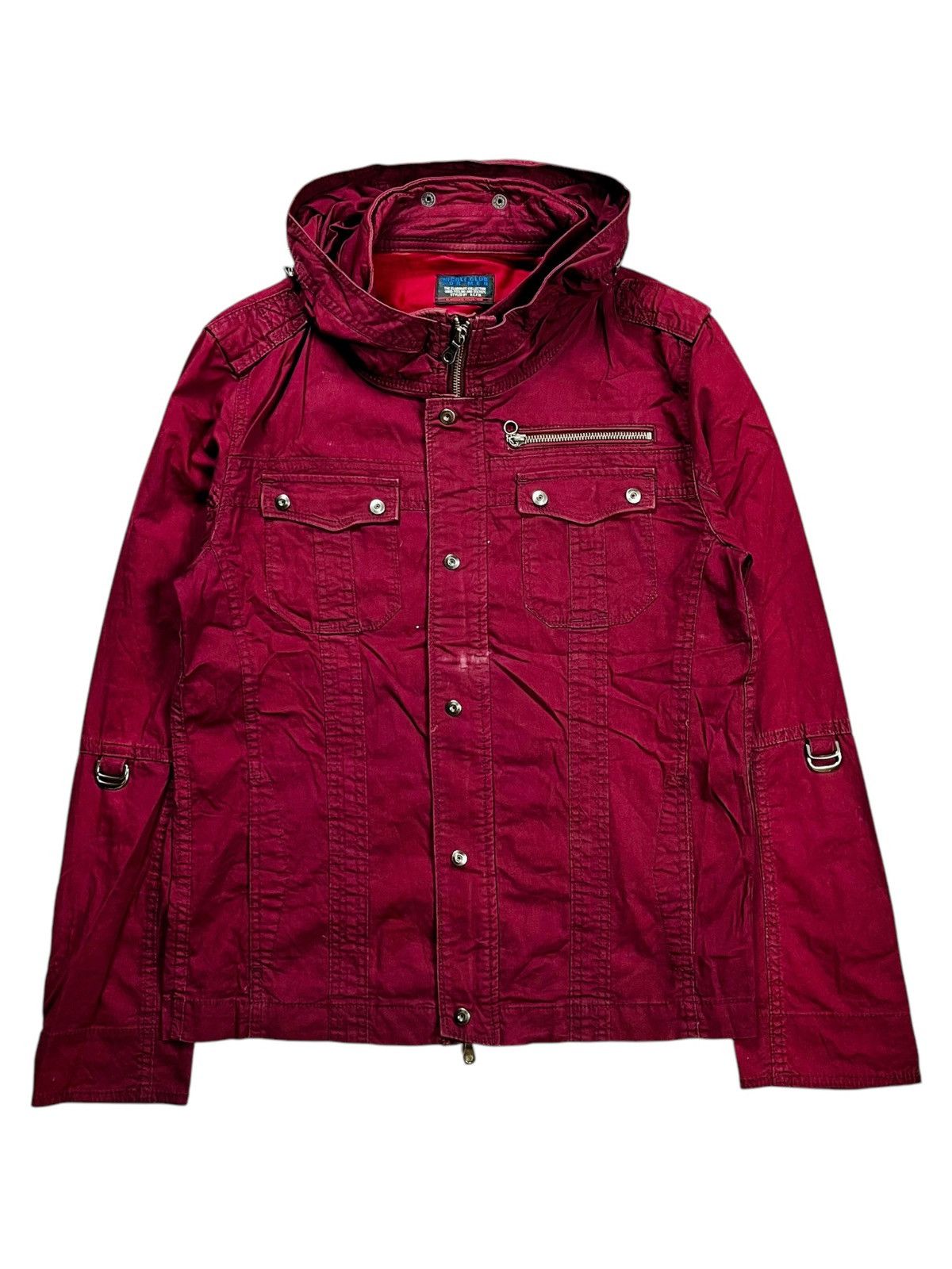 If Six Was Nine 2000s Nicole Club - Vkei Red Wine Bono Jacket Size US M / EU 48-50 / 2 - 3 Thumbnail