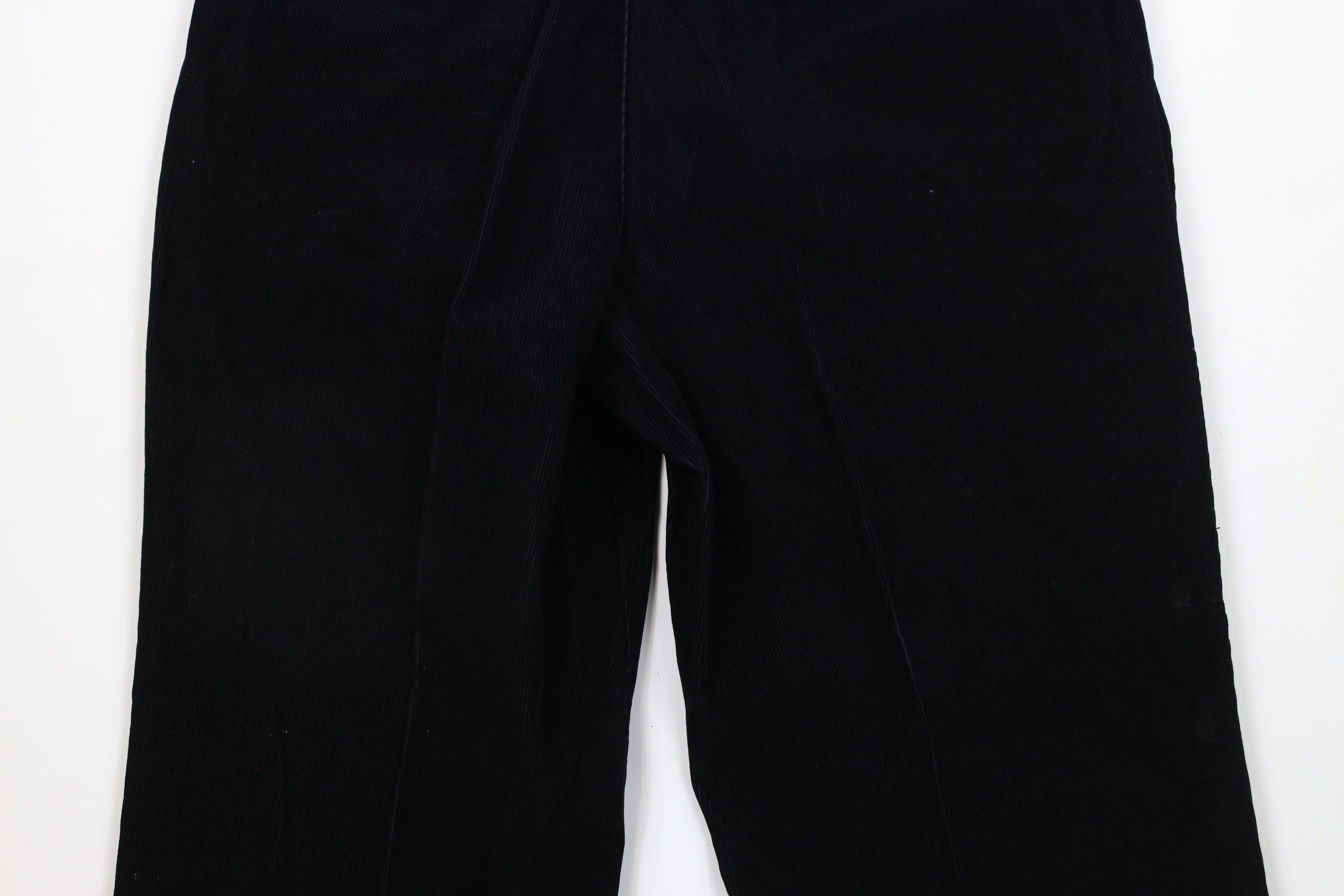 Vintage Vintage 90s Streetwear Wide Led Corduroy Chino Pants Black Size US 36 / EU 52 - 10 Thumbnail