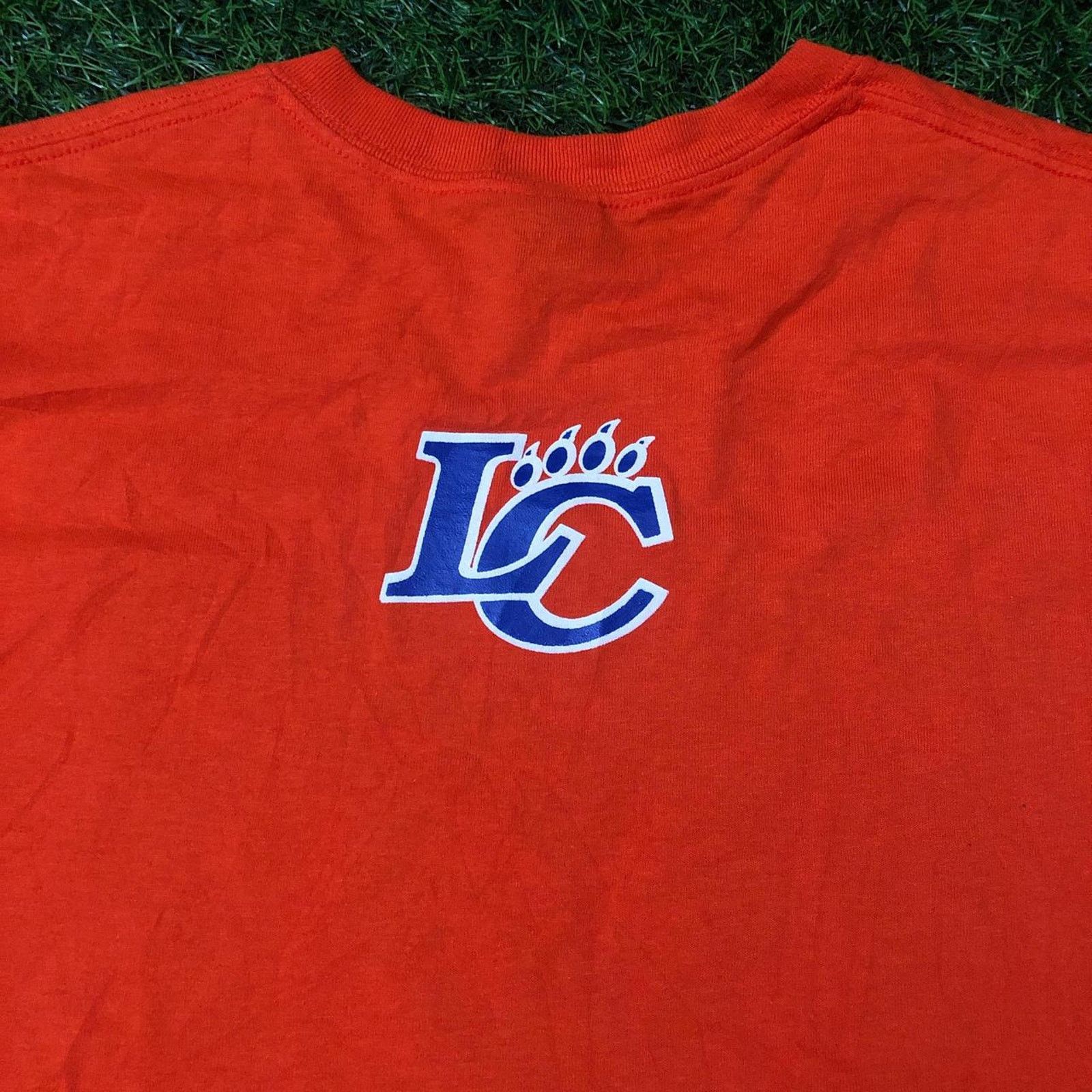 Gildan Mens Orange LC Big Cat Graphic Tee Size US XL / EU 56 / 4 - 5 Thumbnail