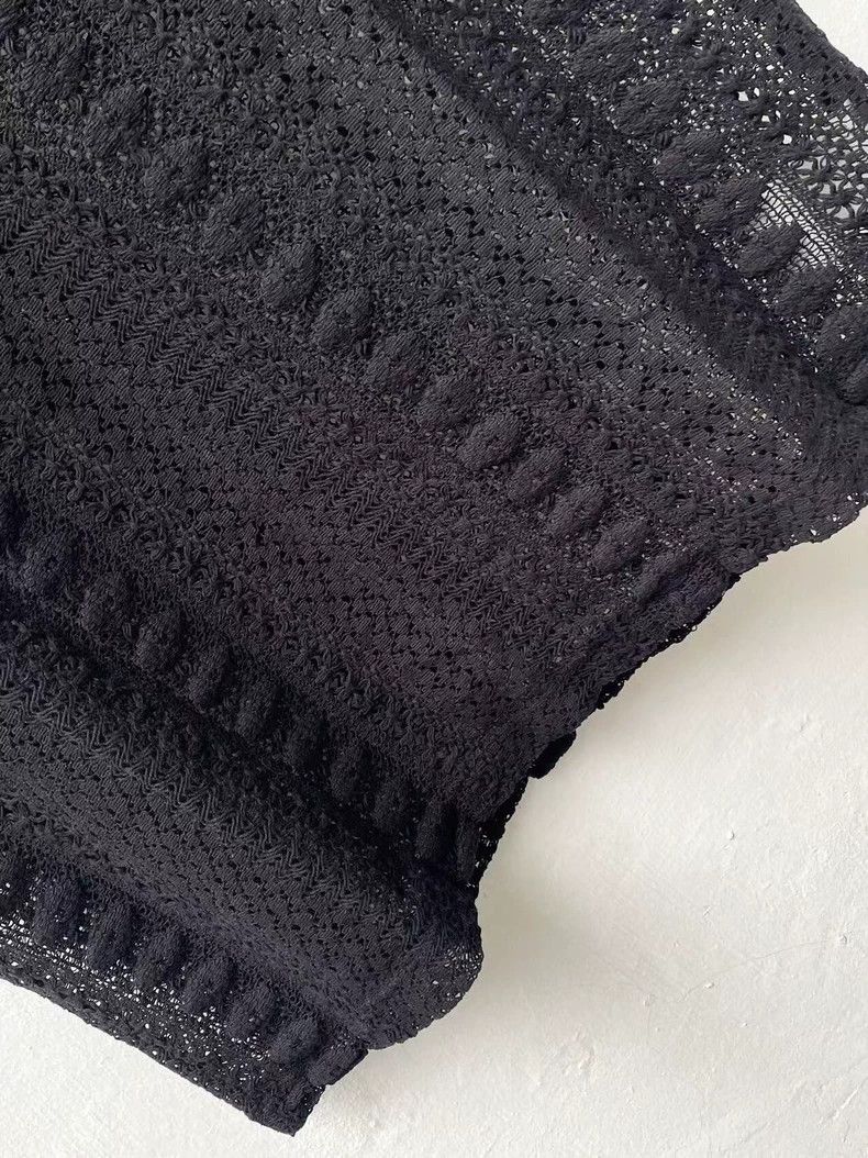 Our Legacy Our Legacy size44 Black lace openback vest Size US S / EU 44-46 / 1 - 3 Thumbnail