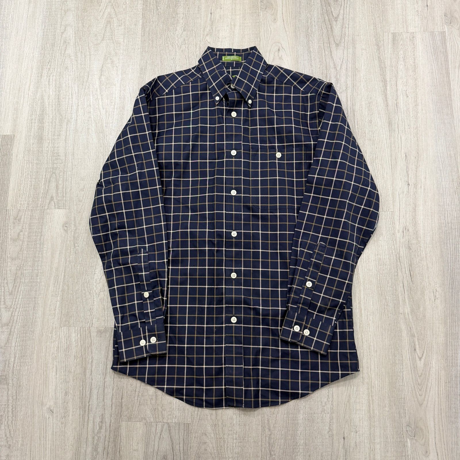 Orvis Orvis Shirt Men's Small Blue Plaid Check Long Sleeve Button Size US S / EU 44-46 / 1 - 1 Thumbnail