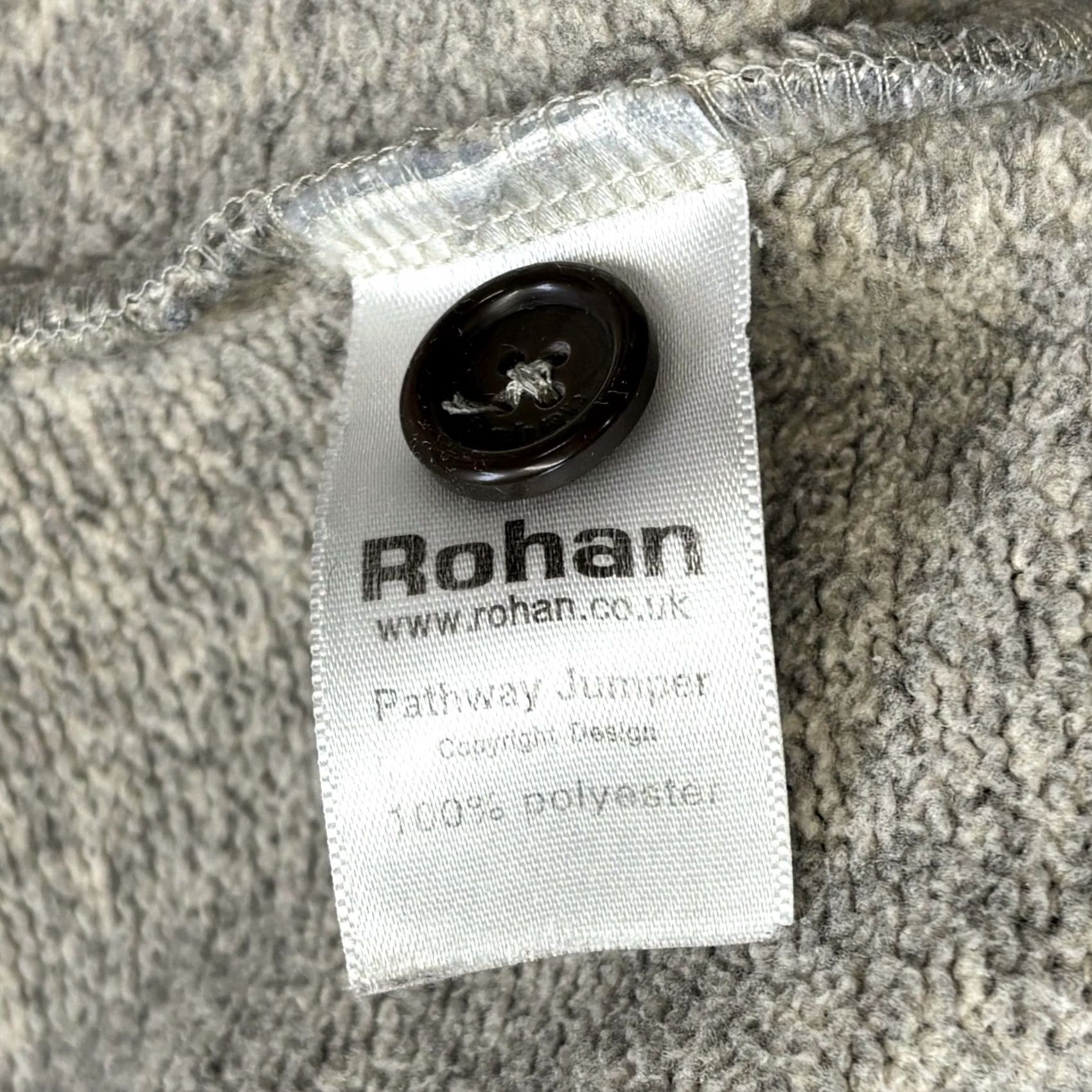 Vintage Rohan pathway jumper Small Women’s Grey mix 1/4 Button fleece pullover Pullover Knit Size S / US 4 / IT 40 - 7 Thumbnail