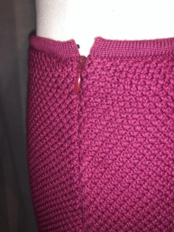 John Galliano 1999 Crochet Wool Longuette Skirt Size 27" / US 4 / IT 40 - 8 Thumbnail