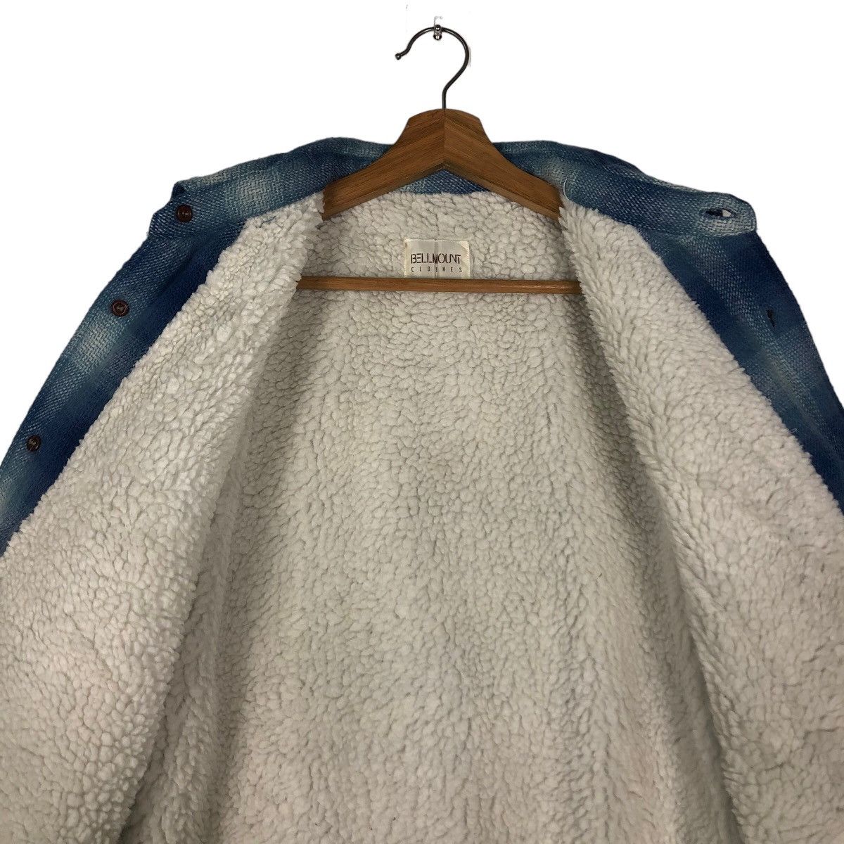 Japanese Brand 🔥Vtg Flannel Jacket Bellmount Japan Mink Fur Issey Miyake Size US M / EU 48-50 / 2 - 12 Thumbnail