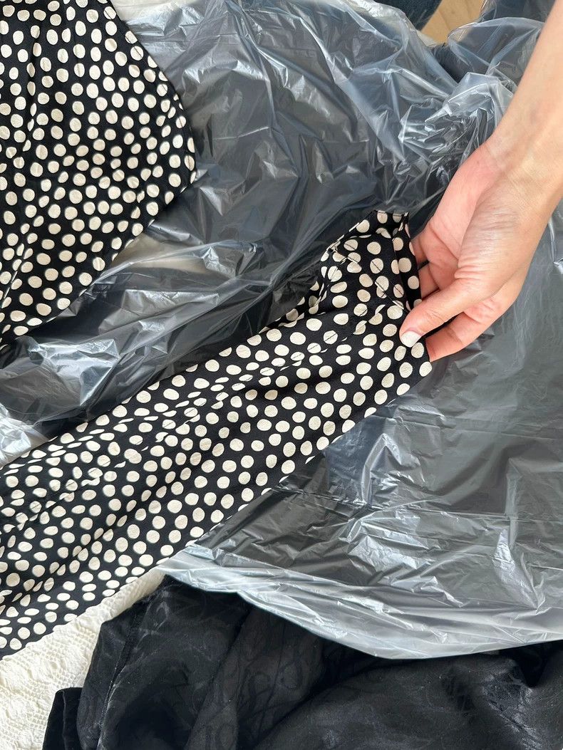 Yves Saint Laurent YSL Shirt with White Polka Dots, Brand New Size US S / EU 44-46 / 1 - 1 Thumbnail