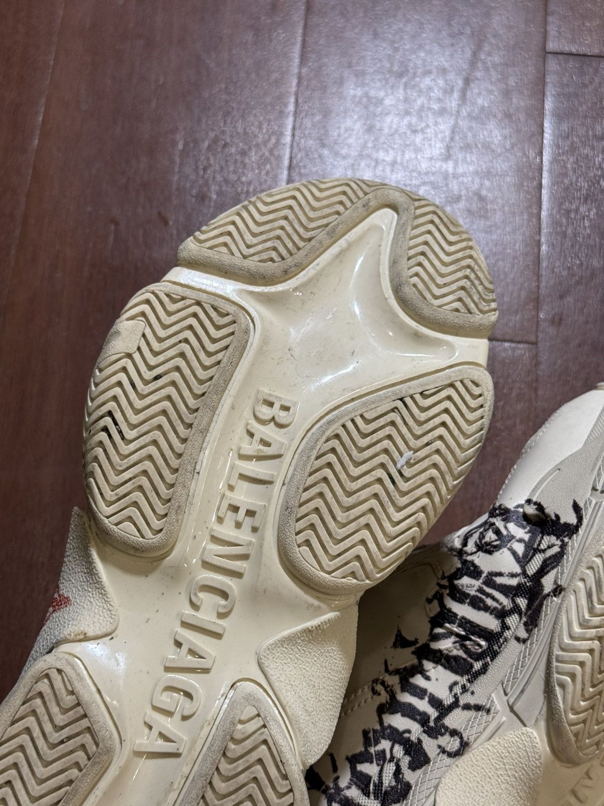 Balenciaga Balenciaga Triple S Diy Metal Shoes size 45 Size US 12 / EU 45 - 19 Thumbnail