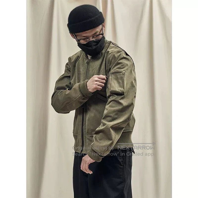 IJJI Rivers OJJ Military Green Flight Jacket. Size US S / EU 44-46 / 1 - 3 Thumbnail