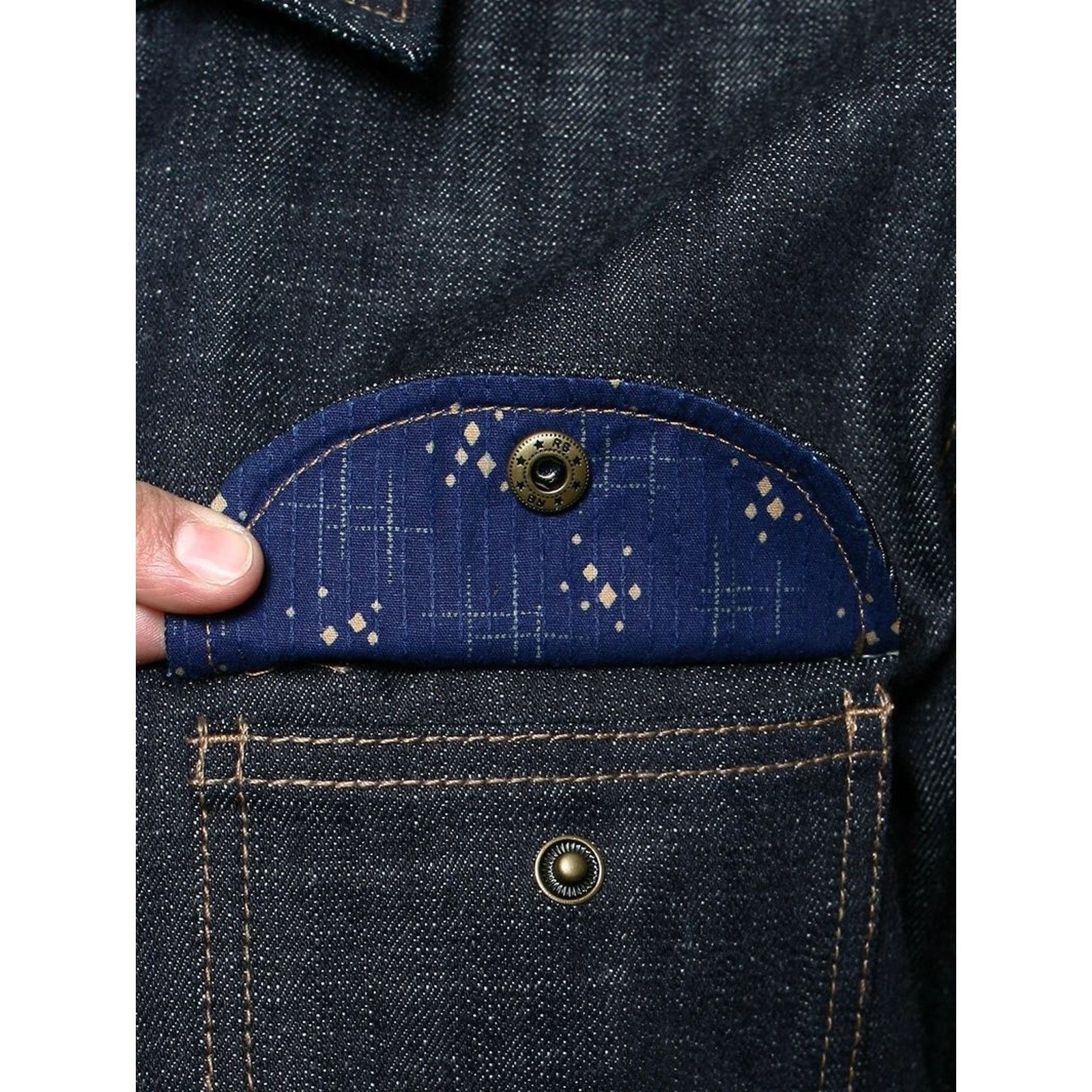 Rogue Territory Rogue Territory Cryptic Japanese Selvedge Denim Shirt 2XL Size US XXL / EU 58 / 5 - 11 Thumbnail