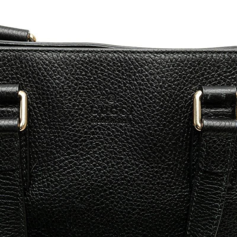 Gucci Gucci Bamboo Tassel Leather Handbag Black Size ONE SIZE - 5 Thumbnail