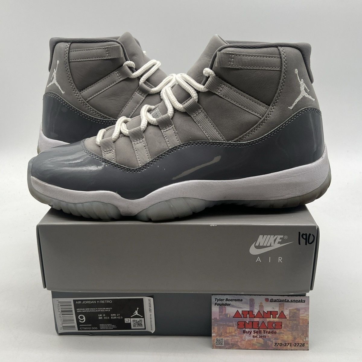 Jordan Brand Air Jordan 11 cool grey Size US 9 / EU 42 - 1 Thumbnail