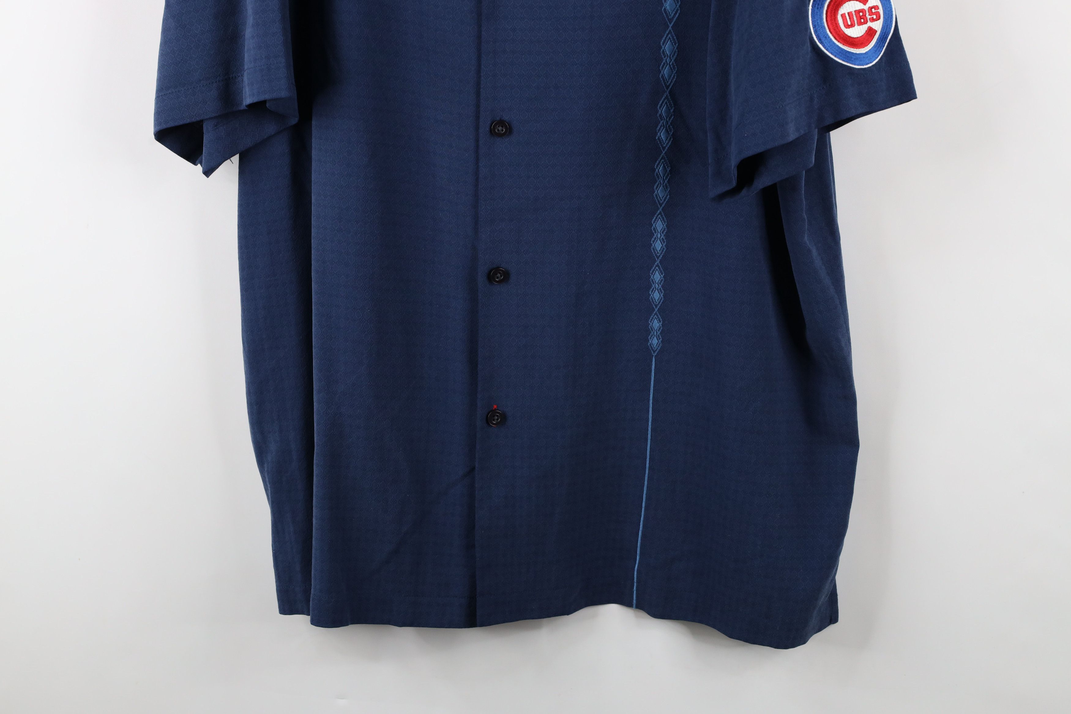 Tommy Bahama × Vintage Vintage Tommy Bahama Baseball Baseball Button Shirt Blue Size US XL / EU 56 / 4 - 3 Thumbnail