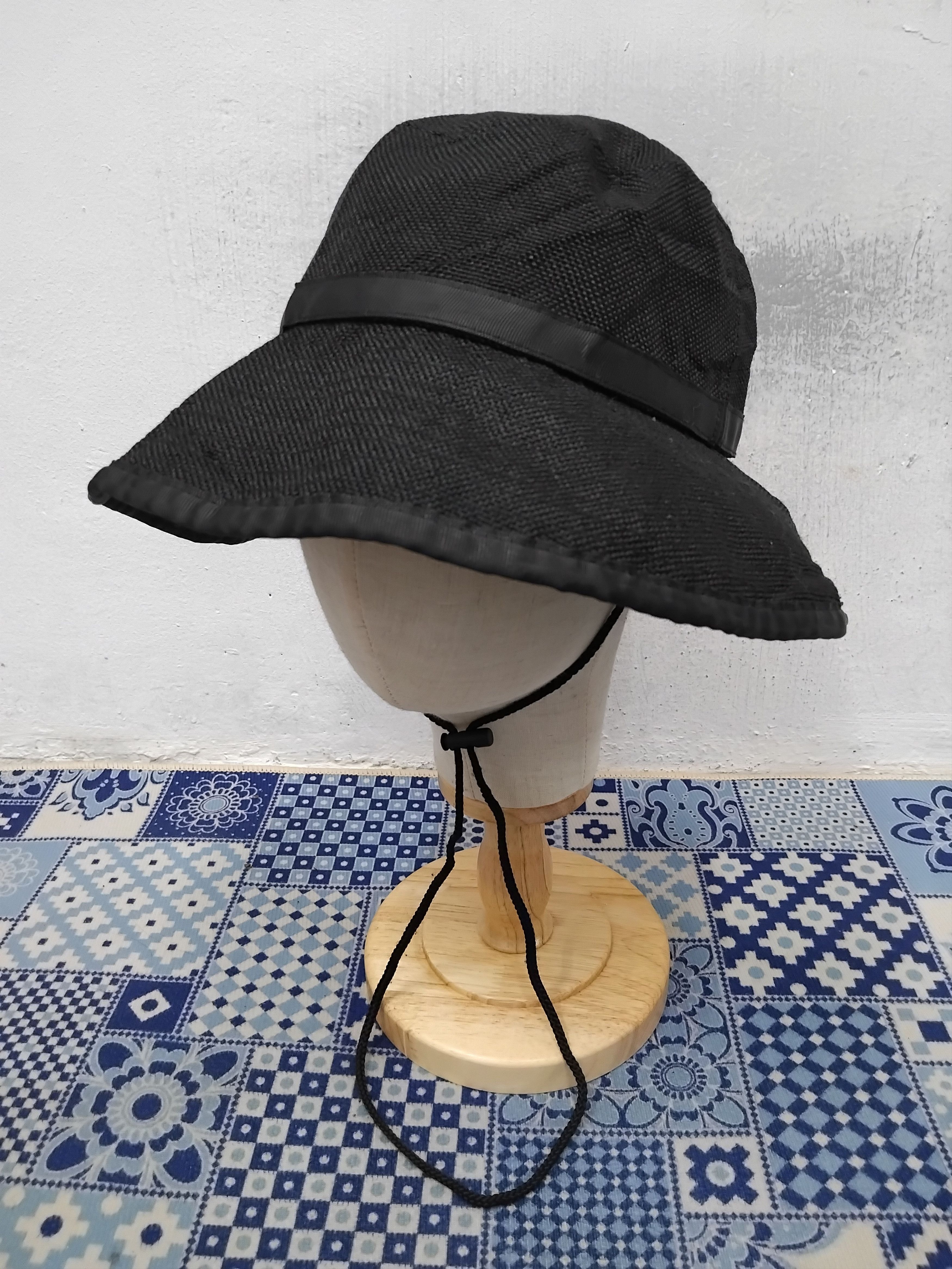 Japanese Brand Black colour Japanese style streetwear hat Size 38 - 3 Thumbnail