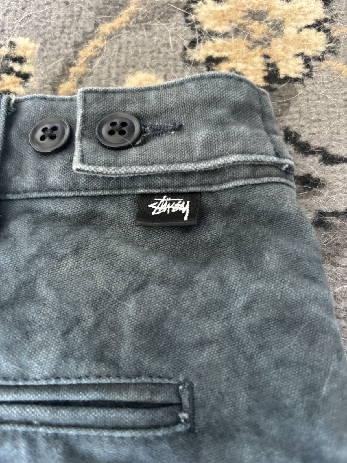 Stussy Washed Stussy Pants Size US 32 / EU 48 - 4 Thumbnail