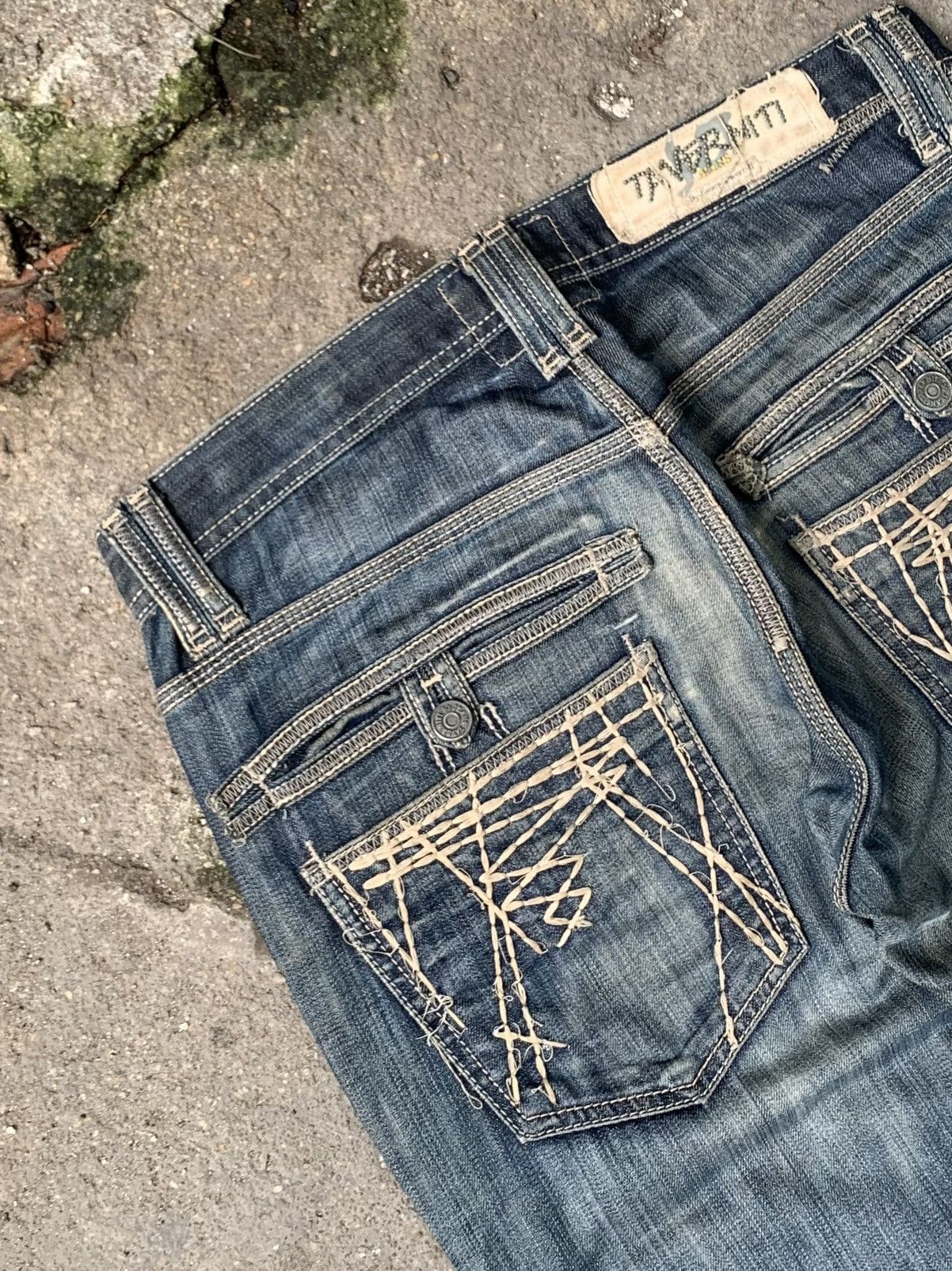 Japanese Brand × Vintage Vintage Meg Punk 19 Taverniti Jeans Size US 34 / EU 50 - 4 Thumbnail