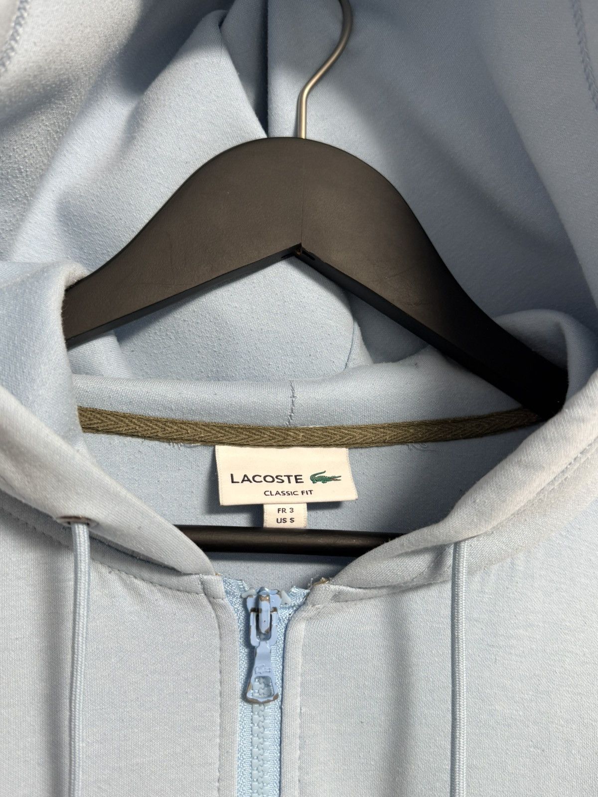 Lacoste Lacoste Vintage Y2K style Zip Hoodie Blue Size US S / EU 44-46 / 1 - 6 Thumbnail