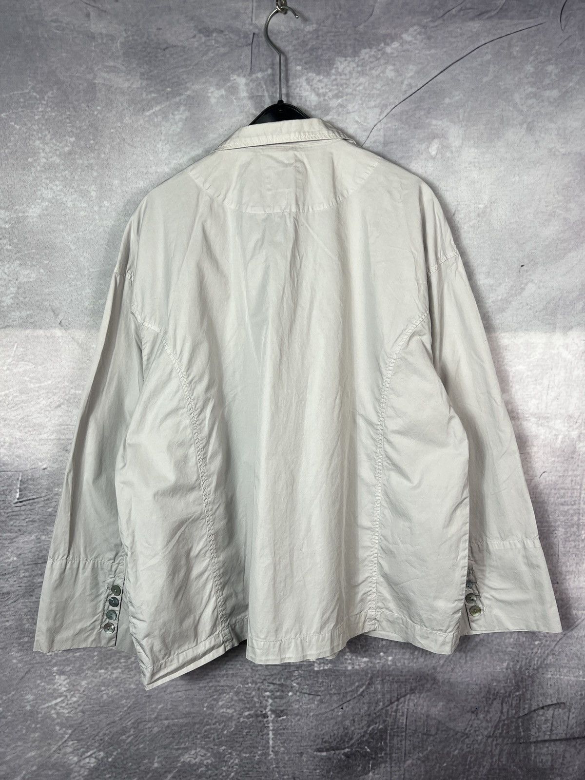 OSKA Oska Gray Double Pockets Blazer Jacket Size M / US 6-8 / IT 42-44 - 2 Thumbnail