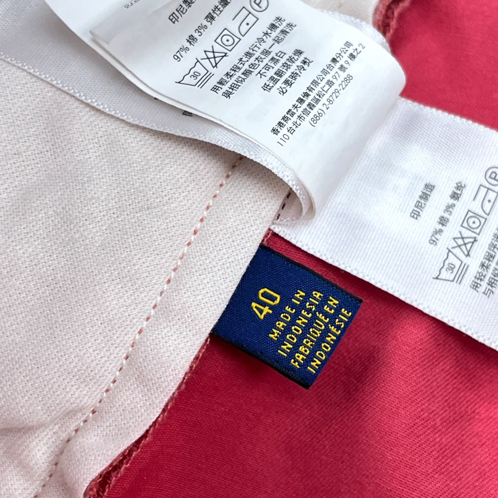 Polo Ralph Lauren Polo Ralph Lauren Chino Shorts Men 40 Pink Classic Fit Twill Casual Adult” Size US L / EU 52-54 / 3 - 4 Thumbnail