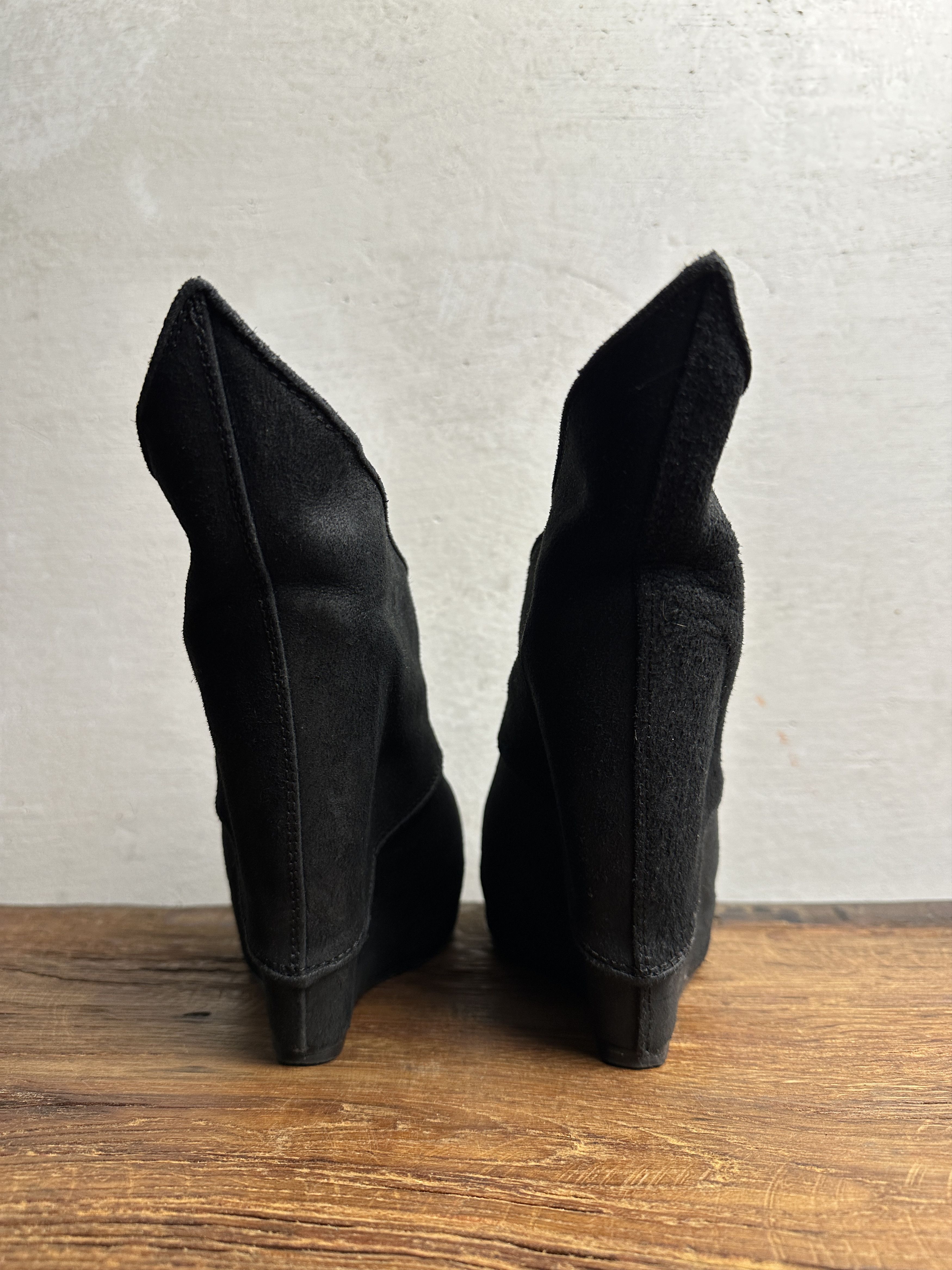 Rick Owens Rick Owens Suede Wedge Sandals Size US 10 / IT 40 - 7 Thumbnail