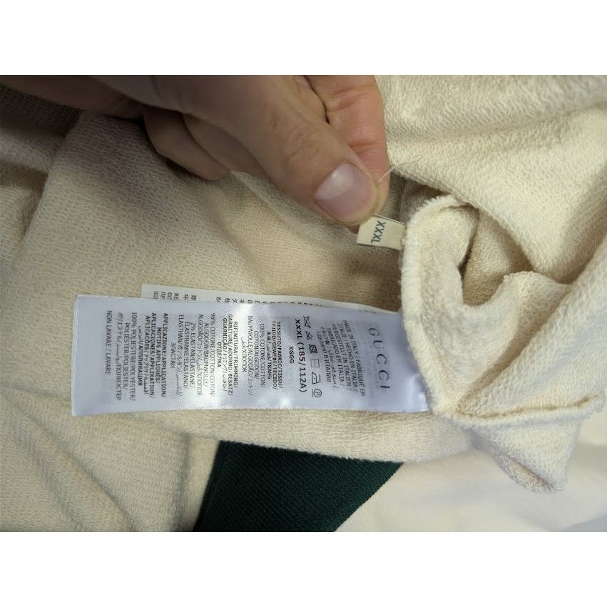 Gucci o1rshd1 Cardigan Medium Felted Cotton Jersey Natural / Mix Size US XXL / EU 58 / 5 - 16 Thumbnail