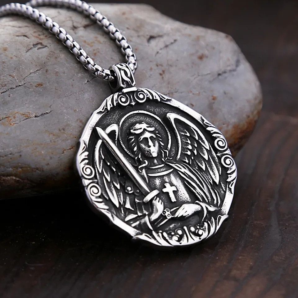 Other Vintage Angel Pendant Necklace Size ONE SIZE - 3 Thumbnail
