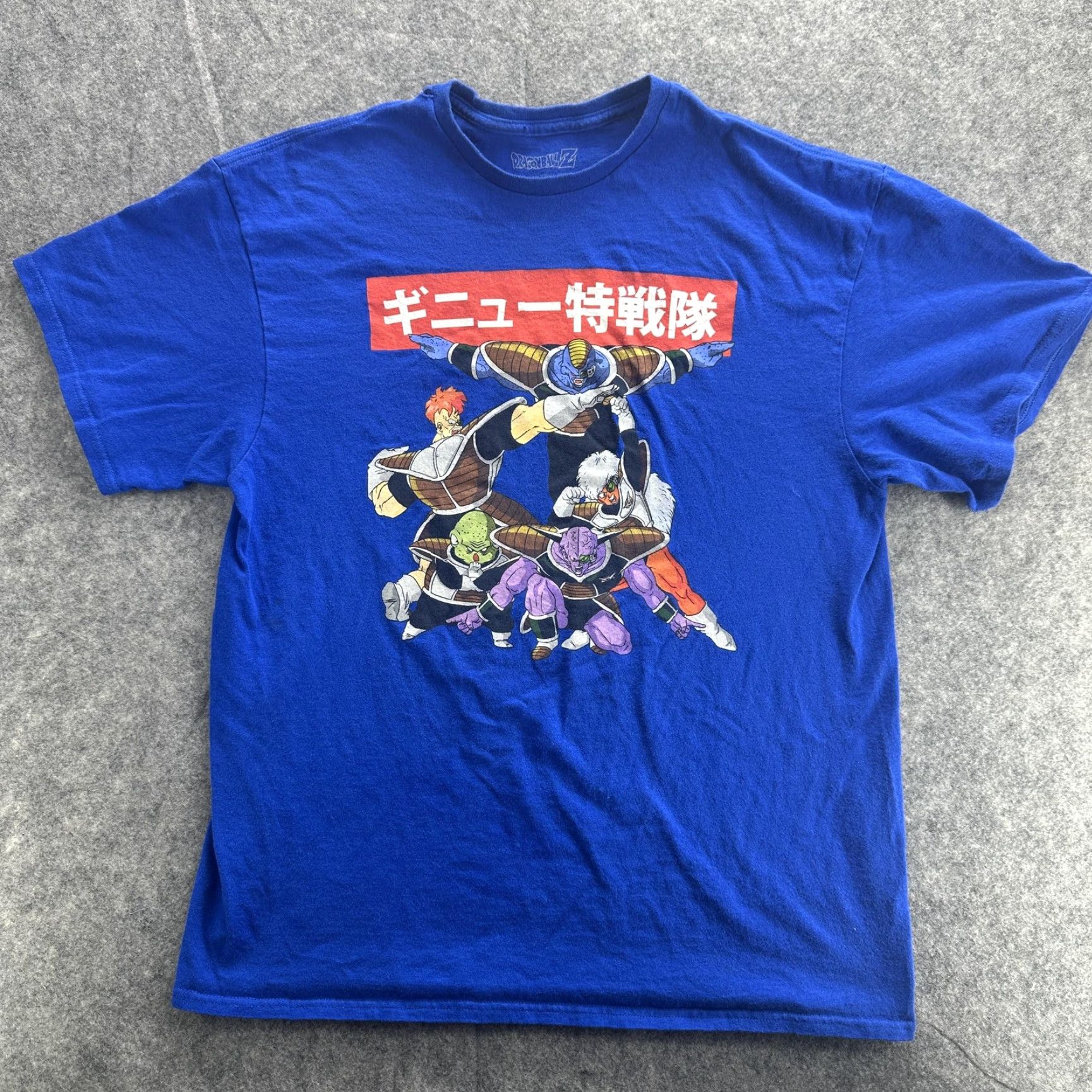 Vintage Dragon Ball Z Ginyu Force Shirt Mens Large Blue Anime Graphic Tee Japanese DBZ Shirt Size US L / EU 52-54 / 3 - 2 Thumbnail