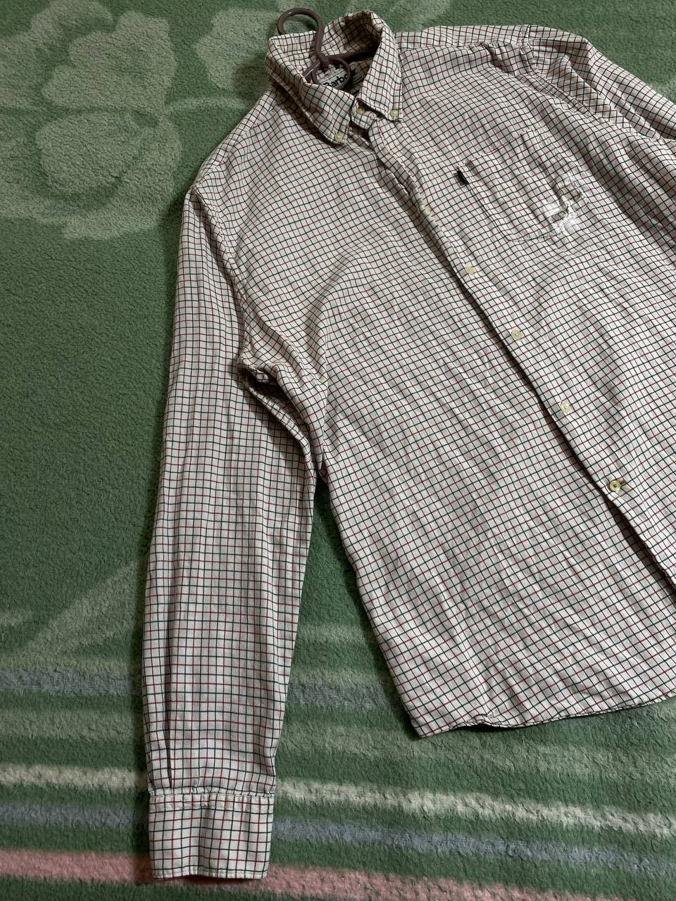 Barbour × Vintage Vintage Mens Shirt Long Sleeve Barbour Tailored fit Size US L / EU 52-54 / 3 - 6 Thumbnail