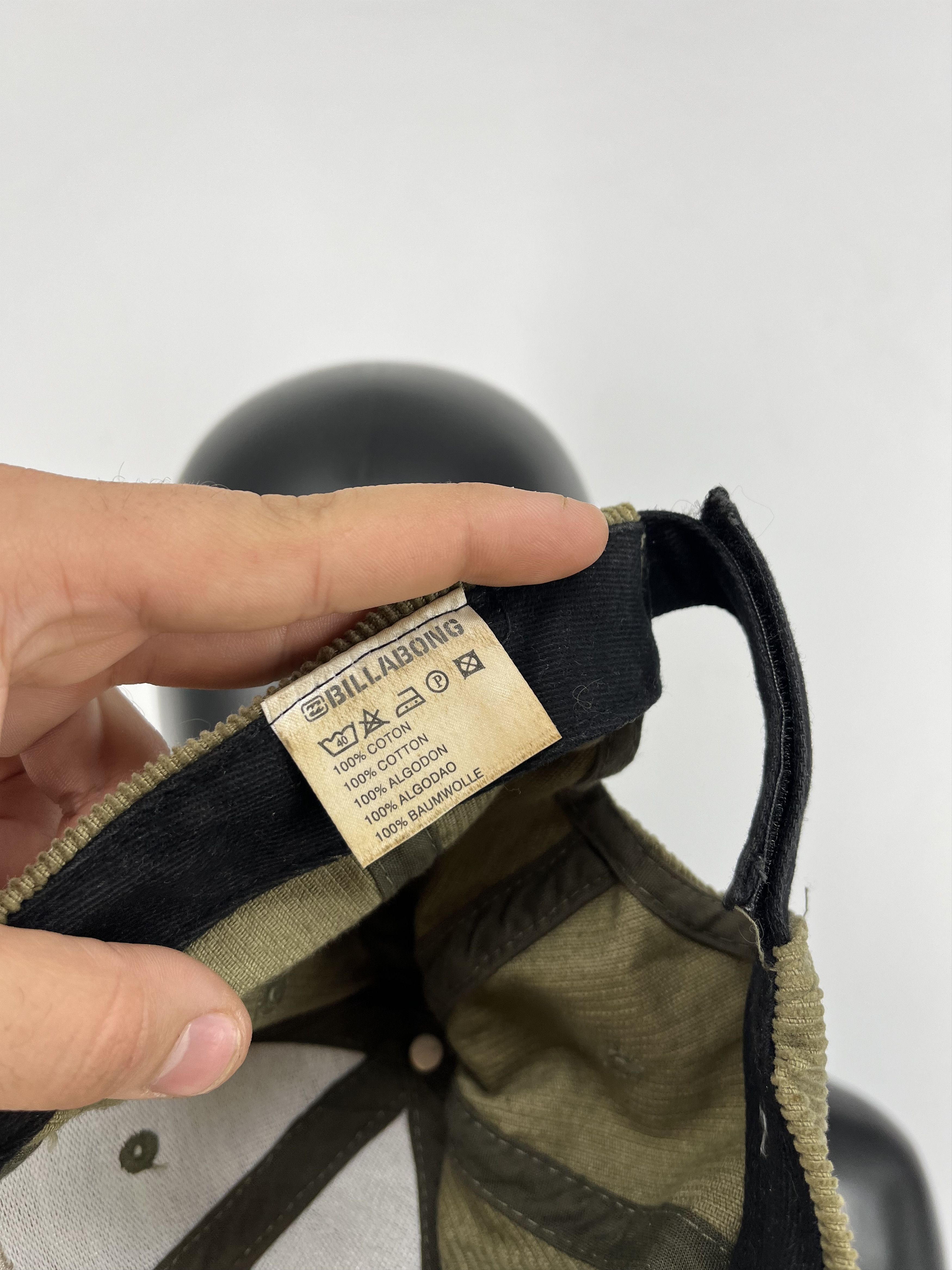 Billabong Vintage Y2K Billabong Surf Black Cap Big Logo OS Size ONE SIZE - 6 Thumbnail