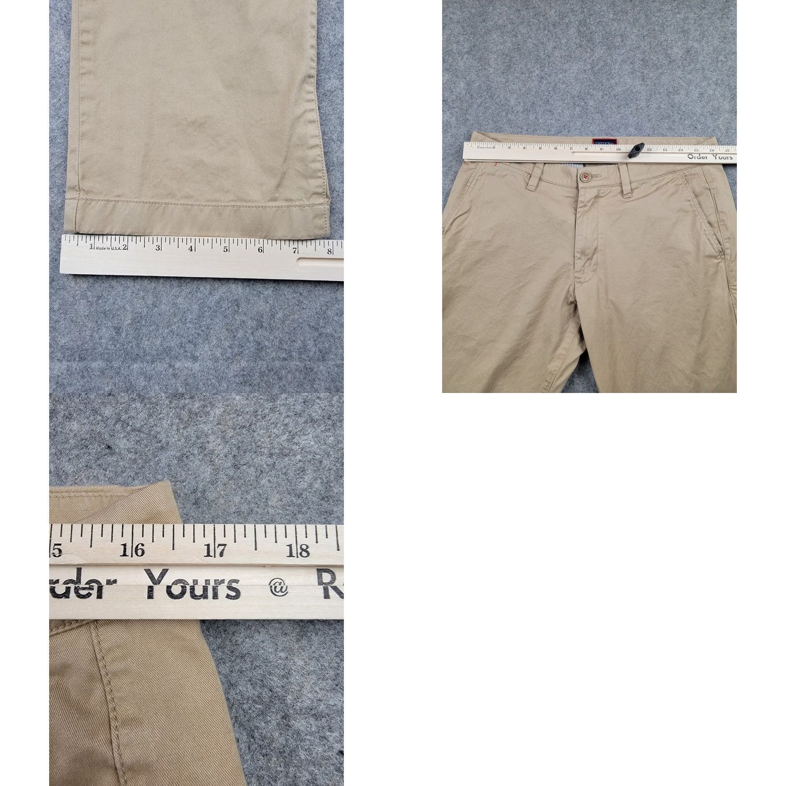 UNTUCKit UNTUCKit Chino Pants Mens 32x32 Tan Relaxed Fit Stretch Pima Cotton Casual Size US 32 / EU 48 - 10 Thumbnail