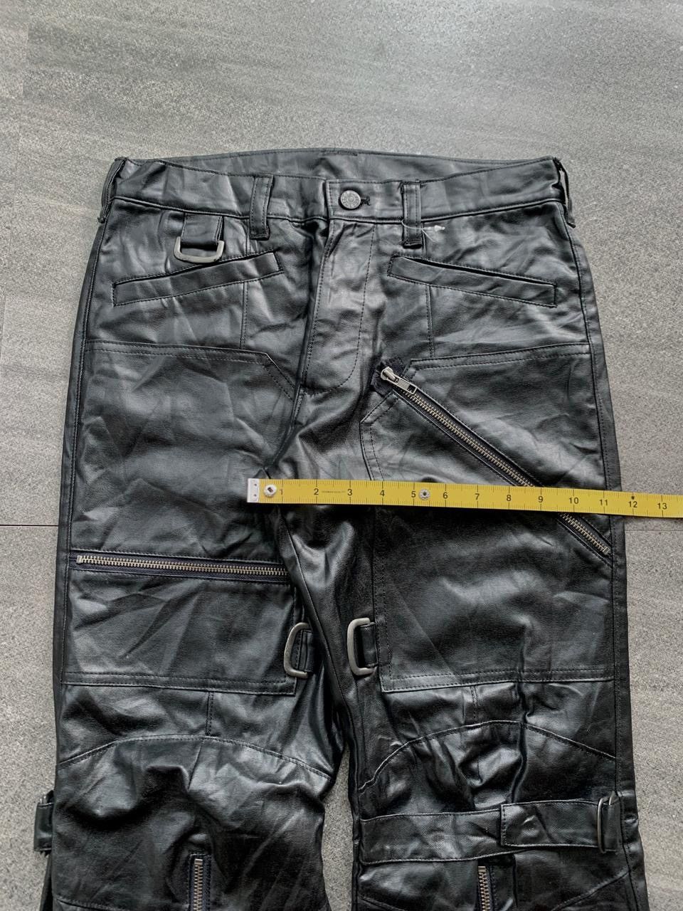 Yoshiyuki Konishi FREE TAX! Bondage Zippered Leather Flared Pants Size US 30 / EU 46 - 15 Thumbnail