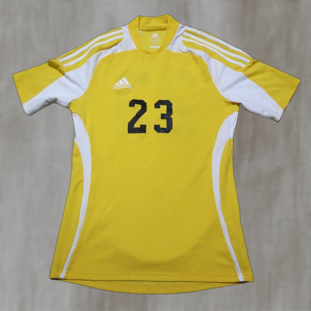 Adidas Adidas Climalite Clima365 Shirt Adult S Yellow 23 Activewear Short Sleeve T-Shirt Mens Size US S / EU 44-46 / 1 - 1 Thumbnail