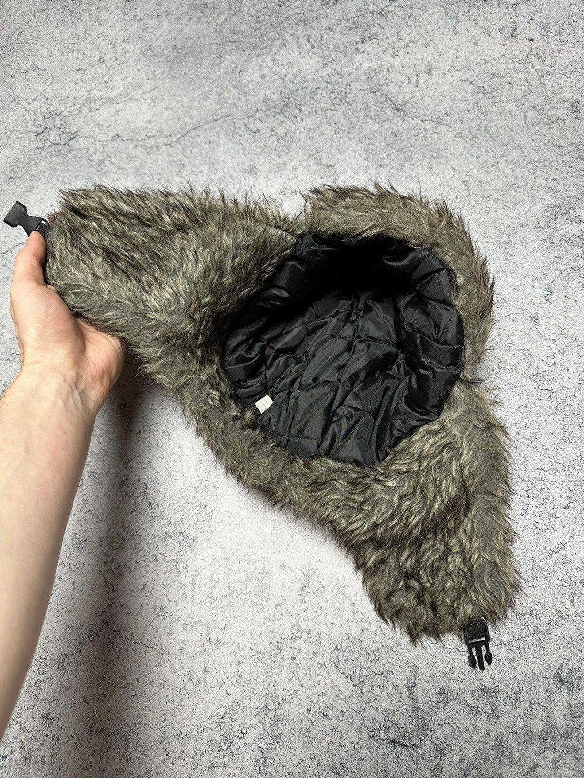 Hysteric Glamour Vintage Y2K Fuzzy Ushanka Beanie Hat Mohair Faux Fur Size ONE SIZE - 6 Thumbnail