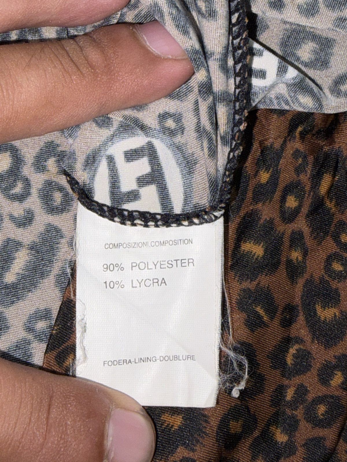 Fendi Vintage Fendi Blouse longsleeve leopard Size S / US 4 / IT 40 - 4 Thumbnail