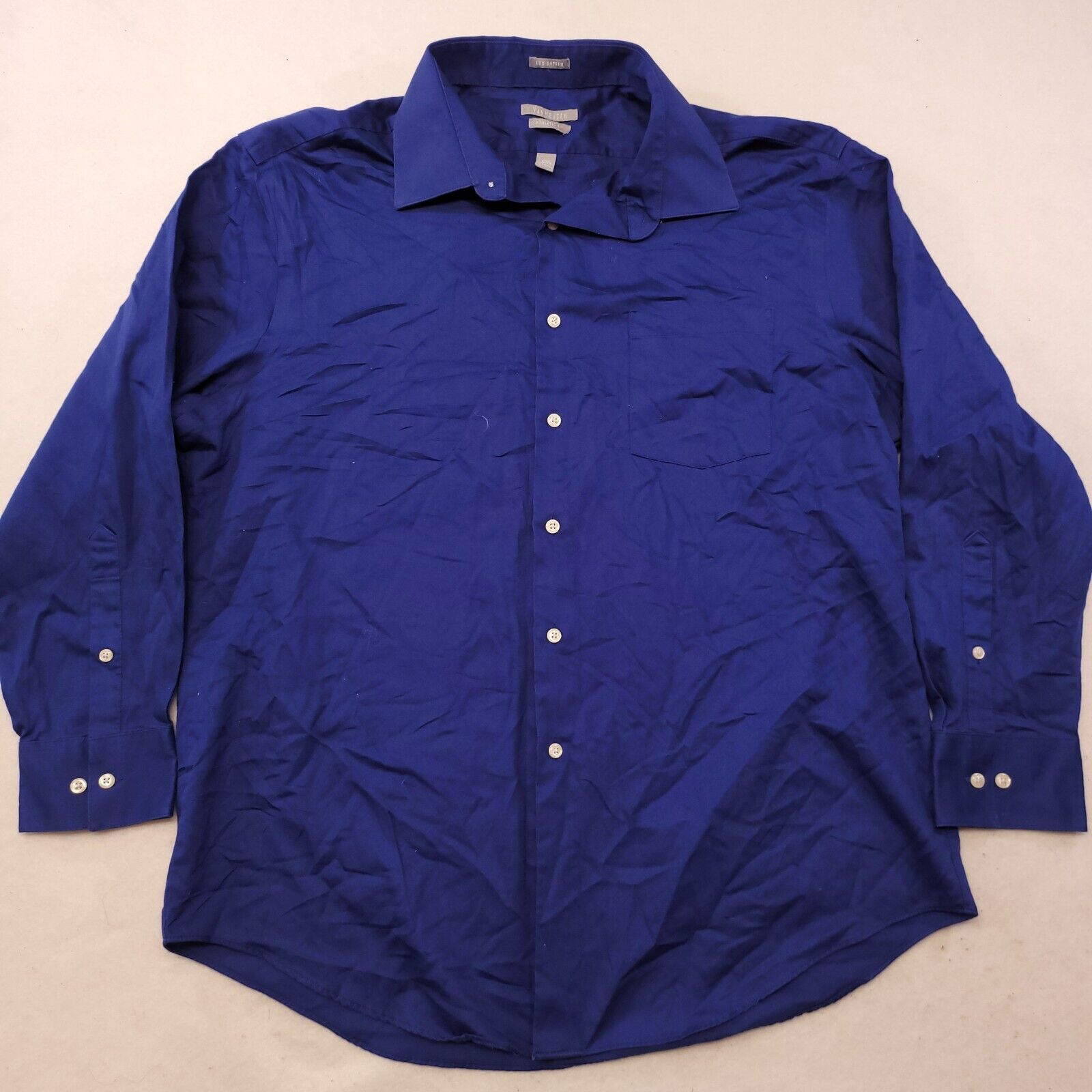 Van Heusen Van Heusen Casual Button Up Long Sleeve Shirt Mens Size 17.5 Size US M / EU 48-50 / 2 - 2 Thumbnail